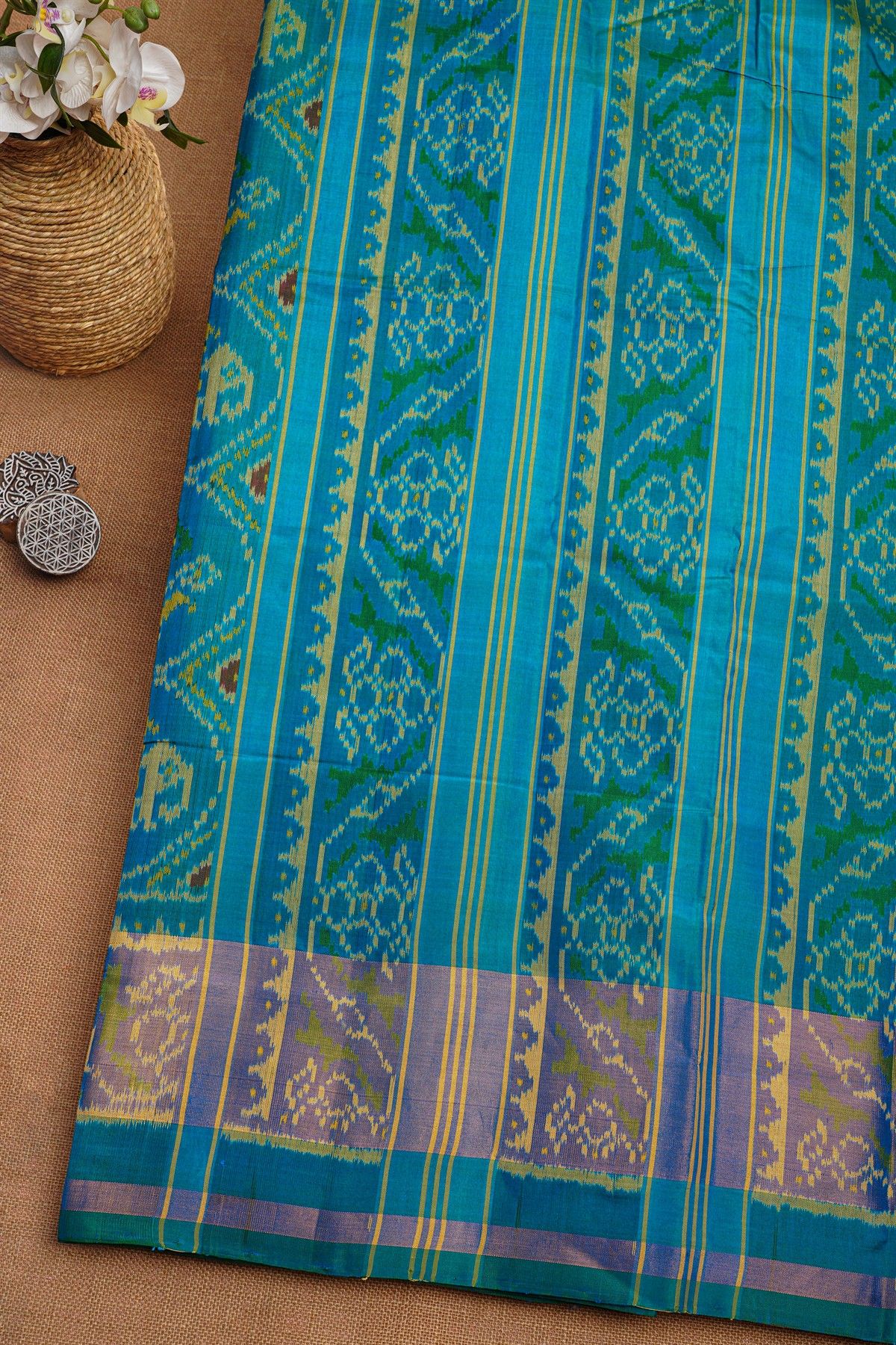 Patola Silk Dual Colour Saree