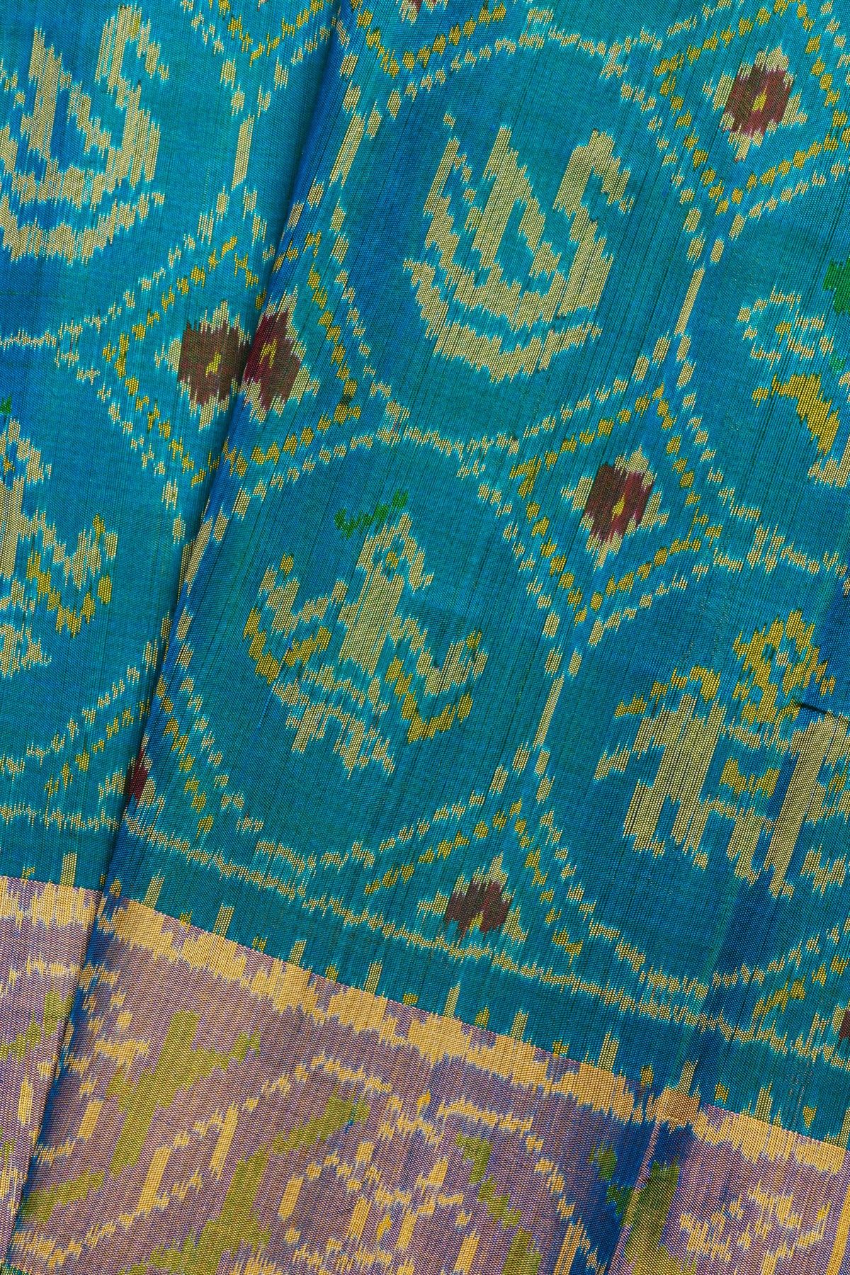 Patola Silk Dual Colour Saree