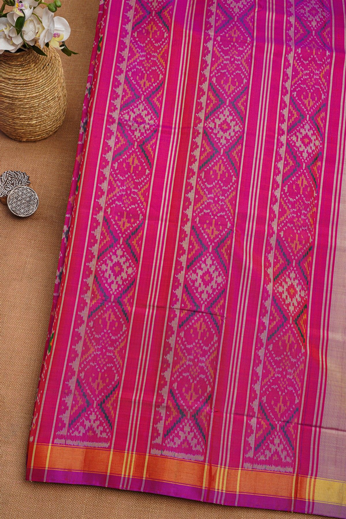 Patola Silk Dual Colour Saree