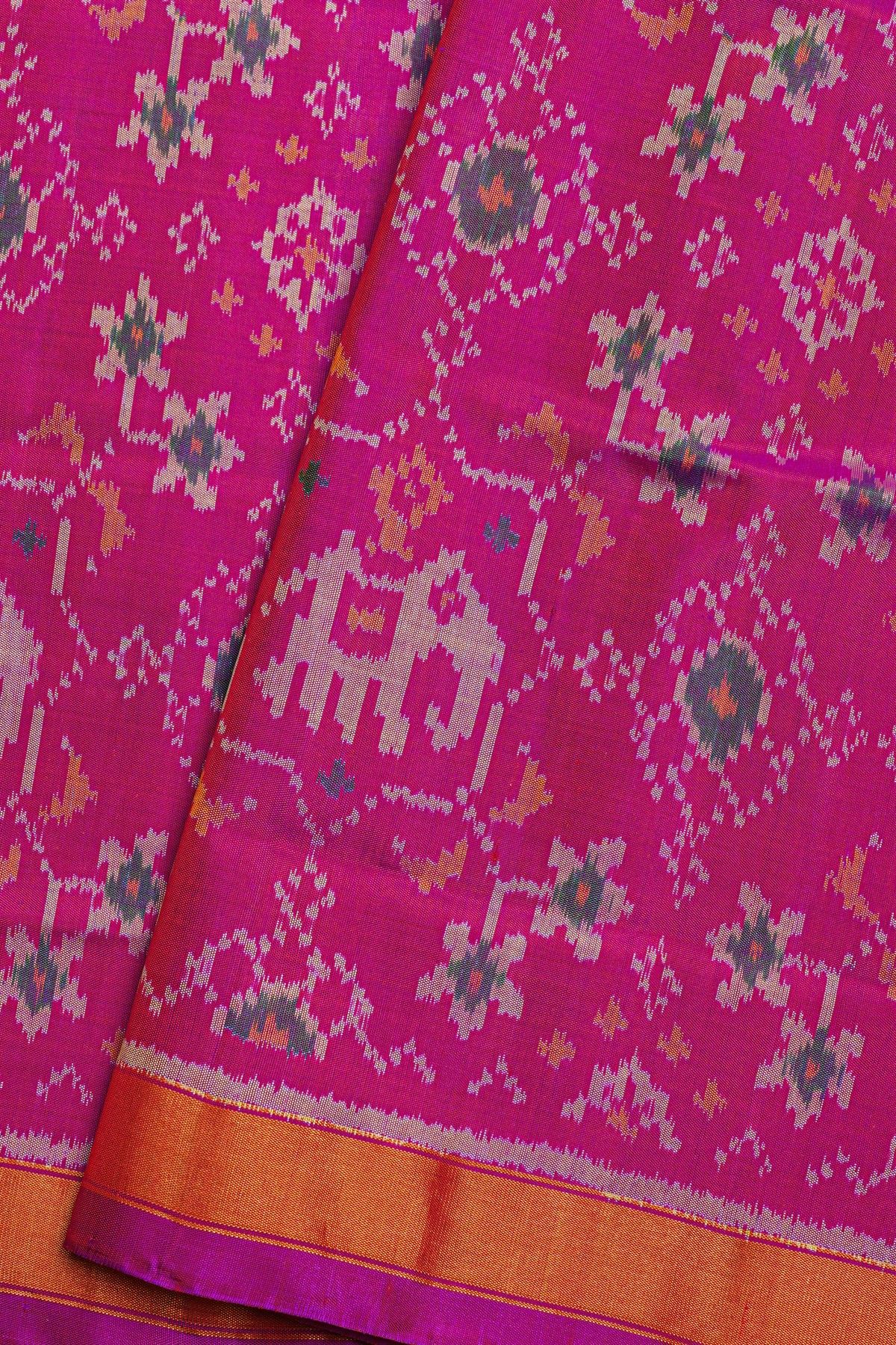 Patola Silk Dual Colour Saree