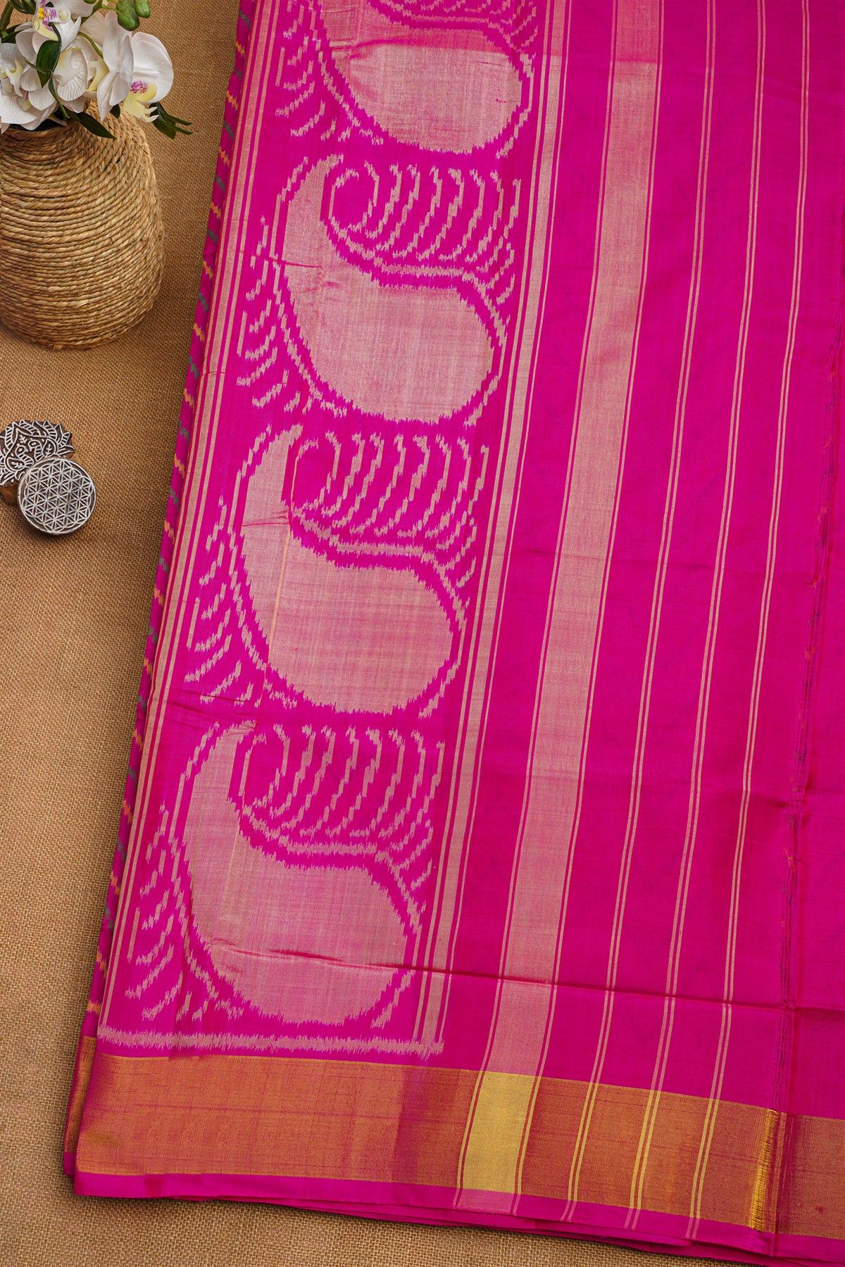 Patola Silk Pink Saree