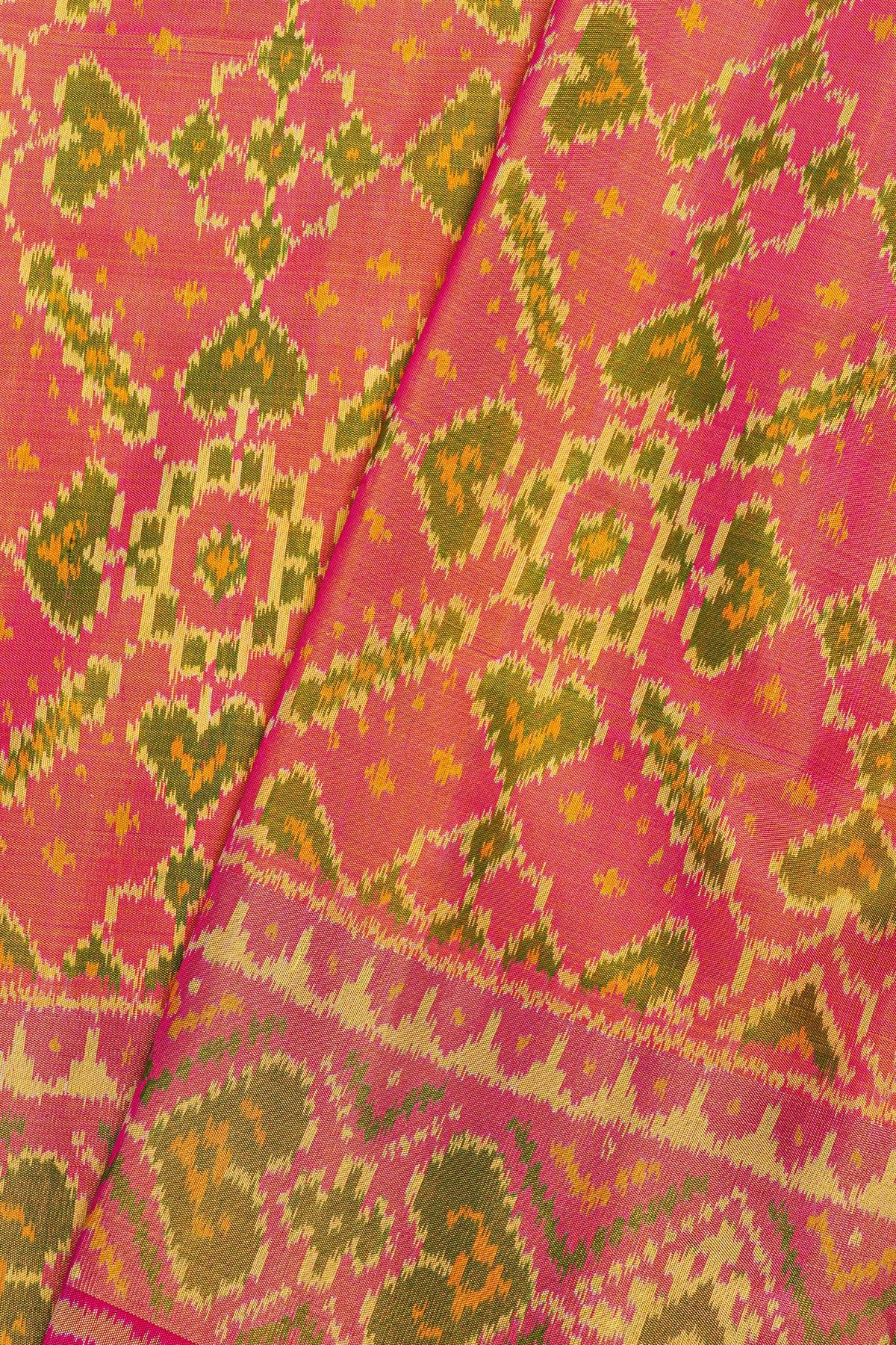 Patola Silk Pale Pink Saree