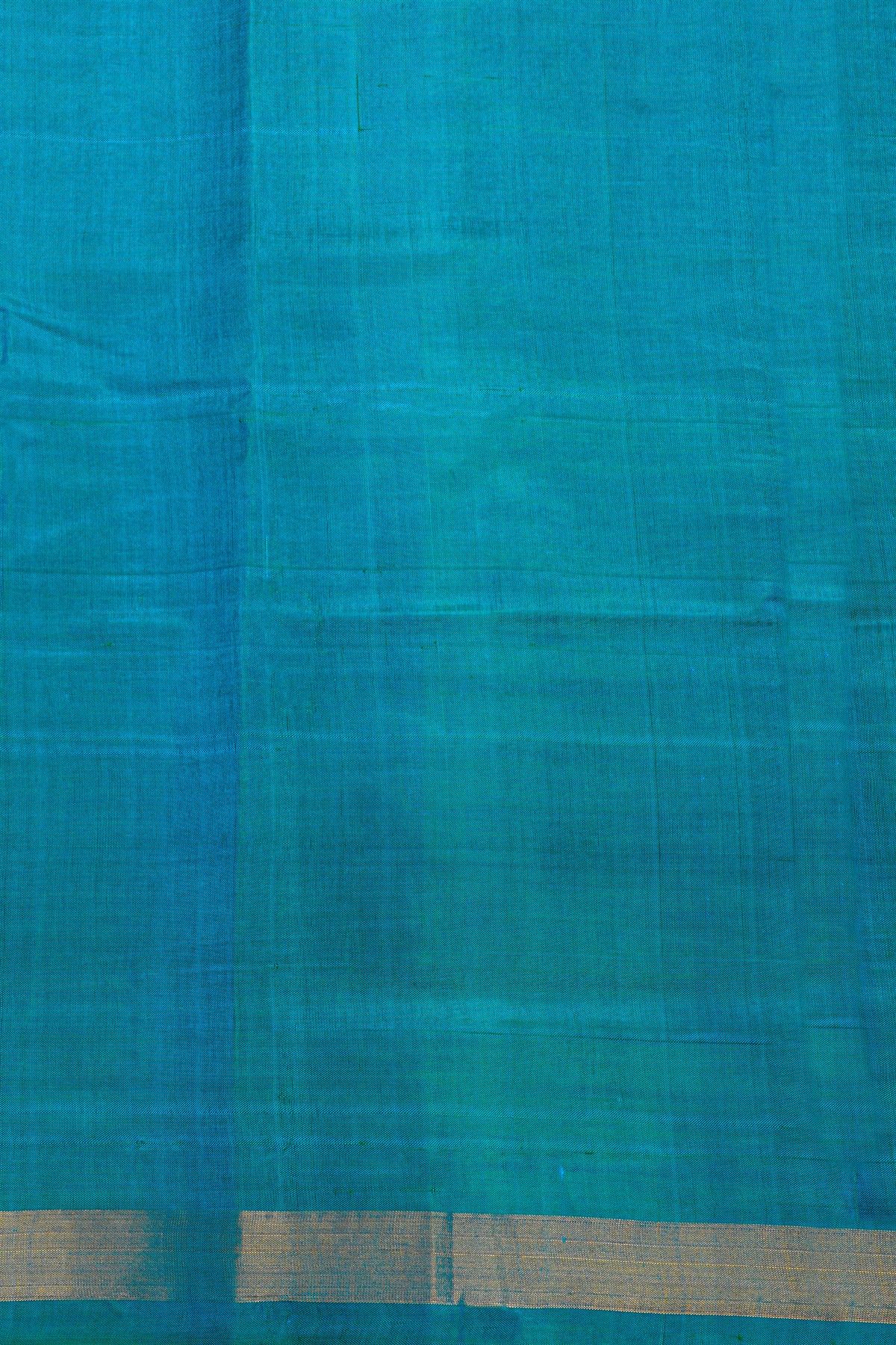 Patola Silk Bottle Green Saree