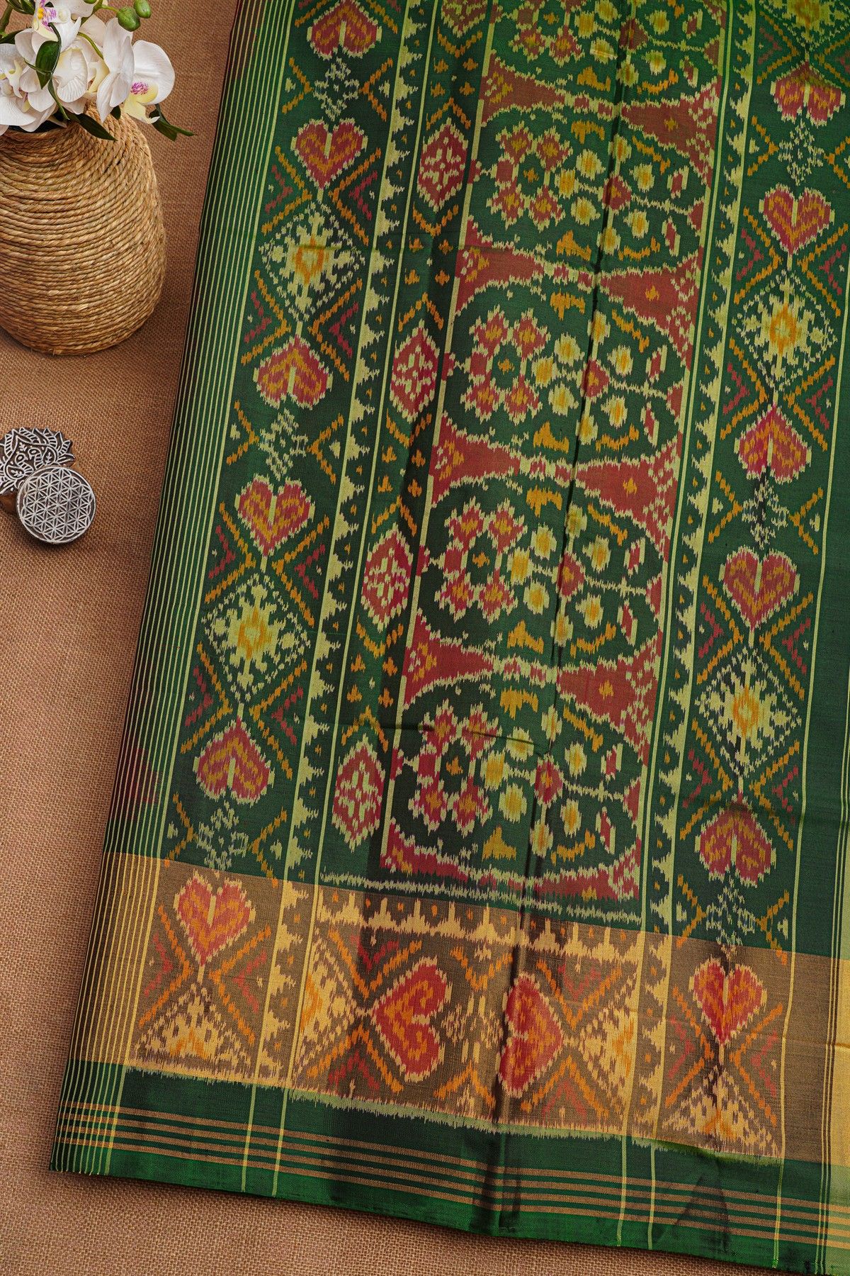 Patola Silk Red Saree