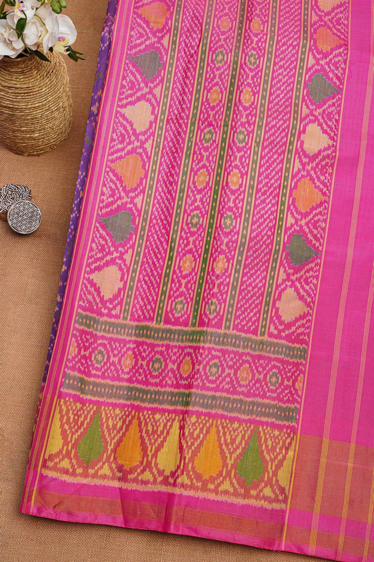 Patola Silk Purple Saree