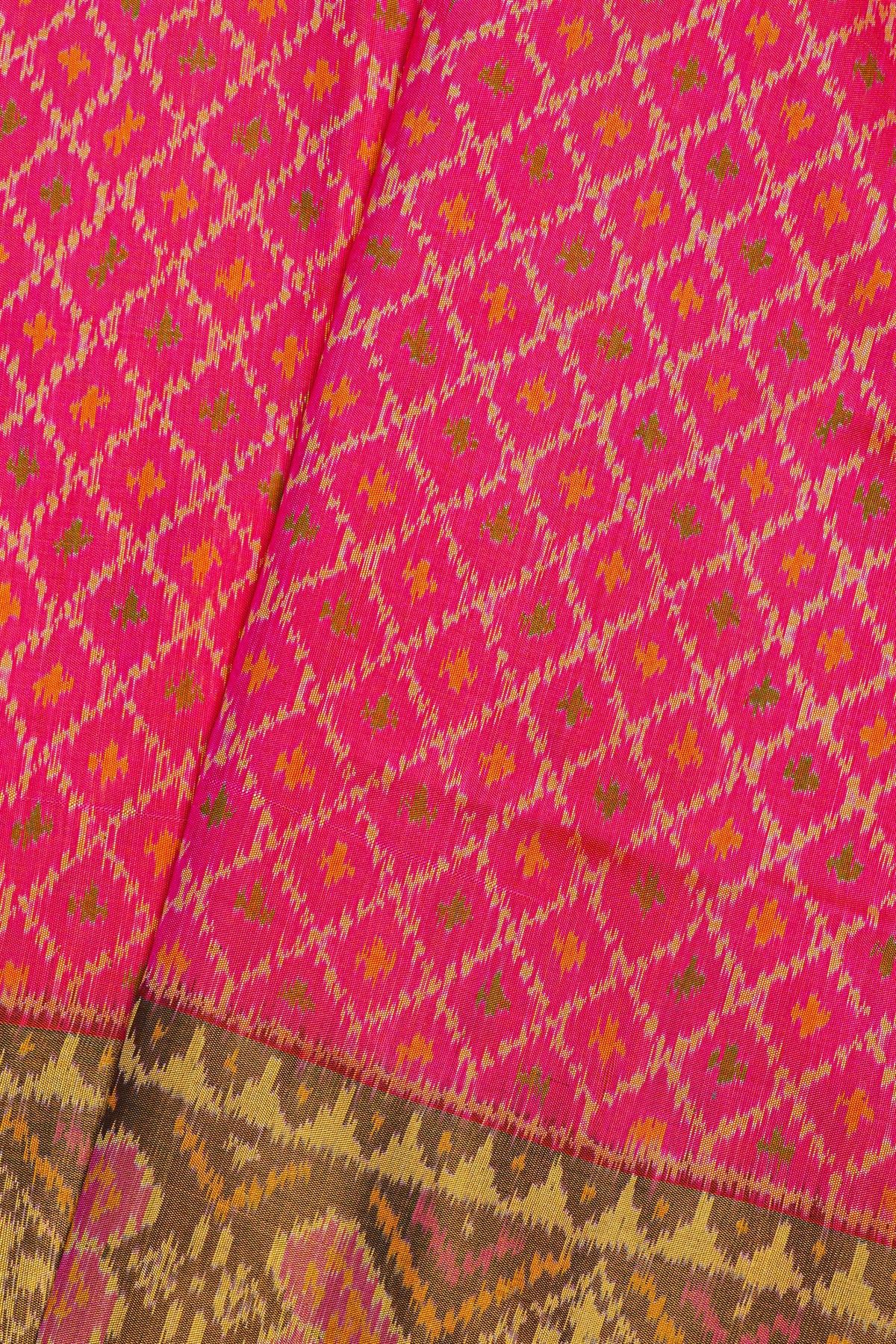 Patola Silk Pink Saree
