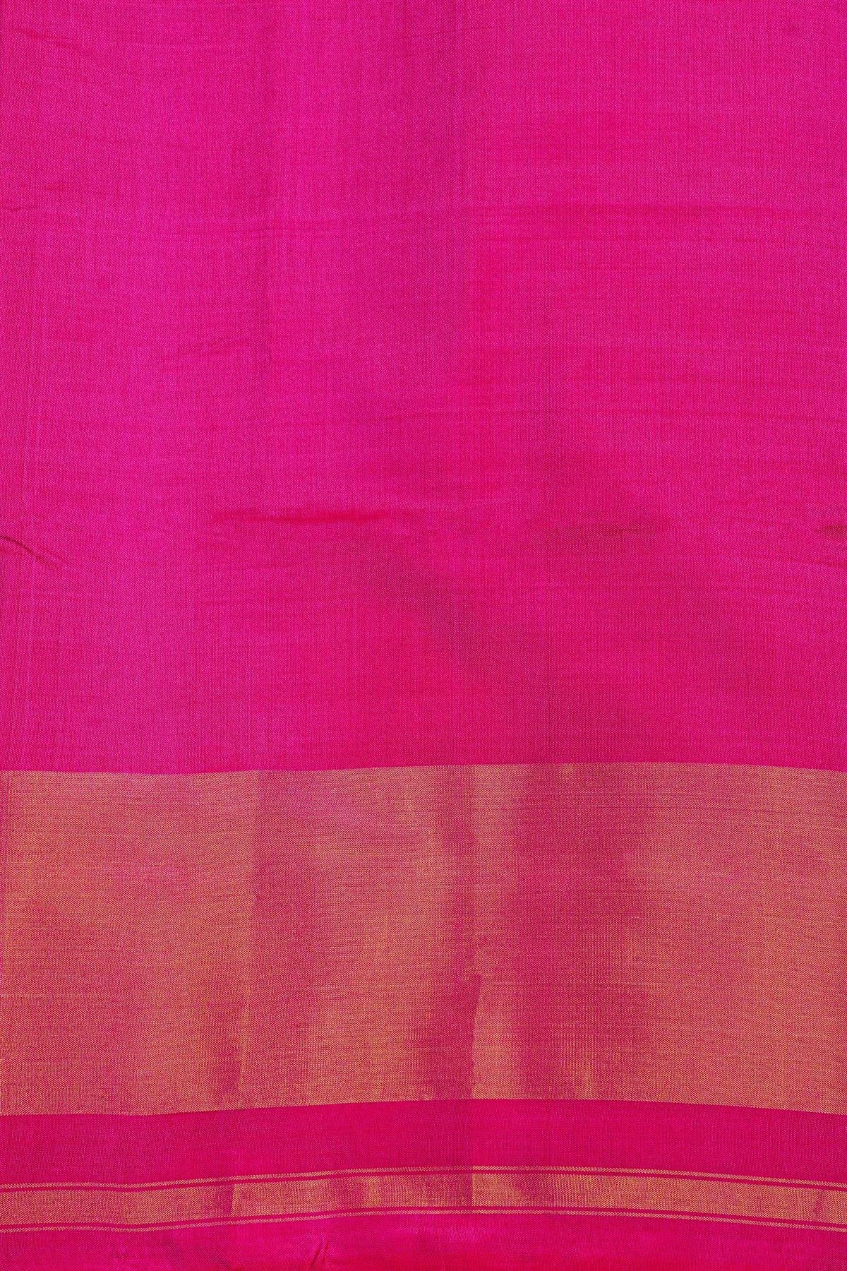 Patola Silk Bottle Green Saree