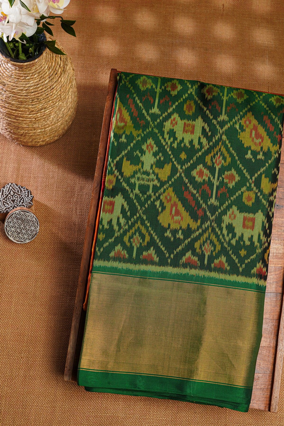 Patola Silk Multi-Colour Saree