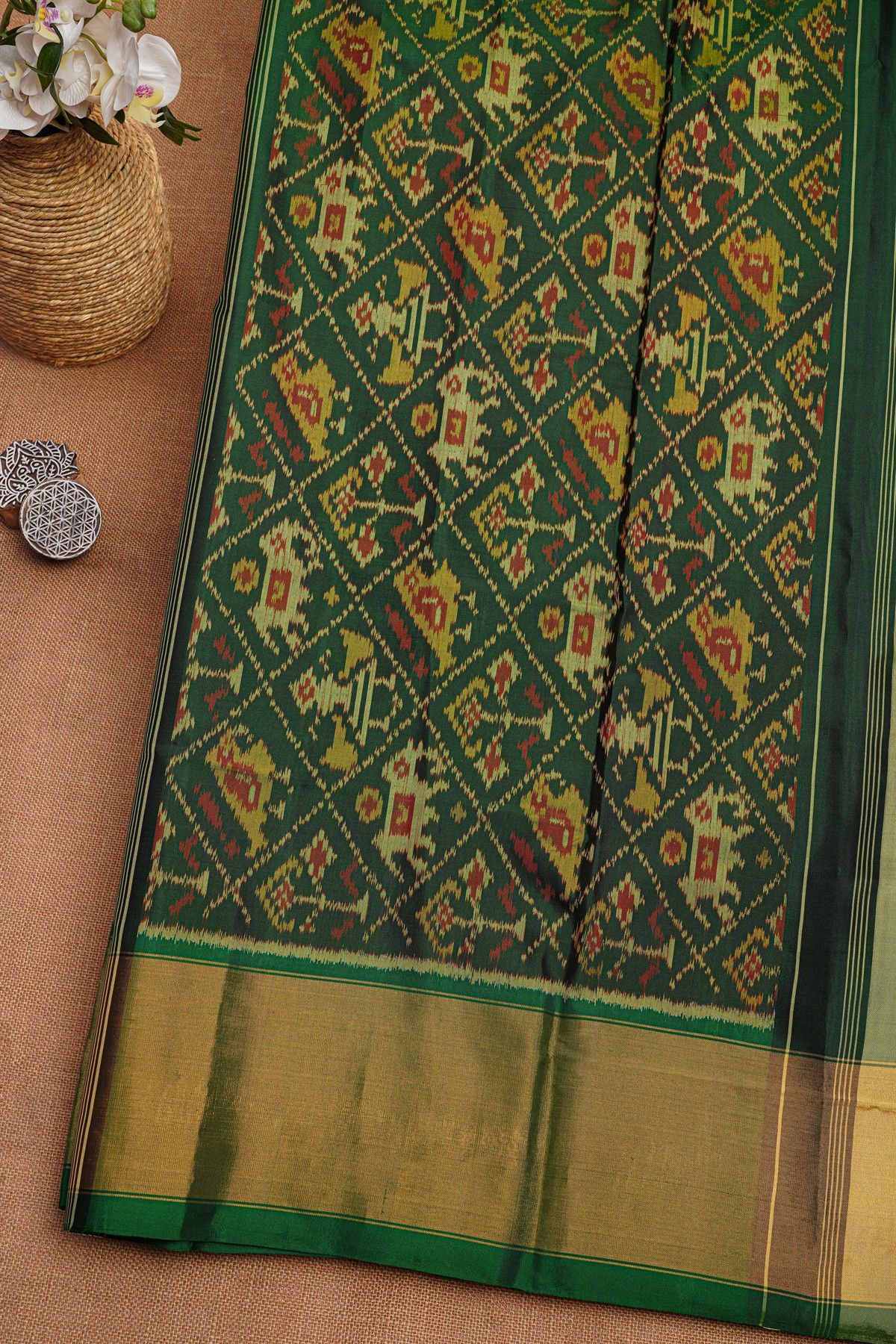 Patola Silk Multi-Colour Saree