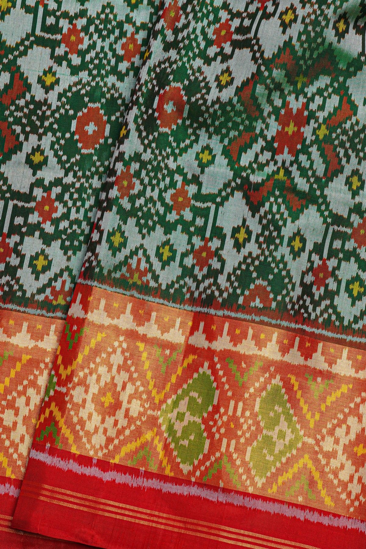 Patola Silk Dual Colour Saree