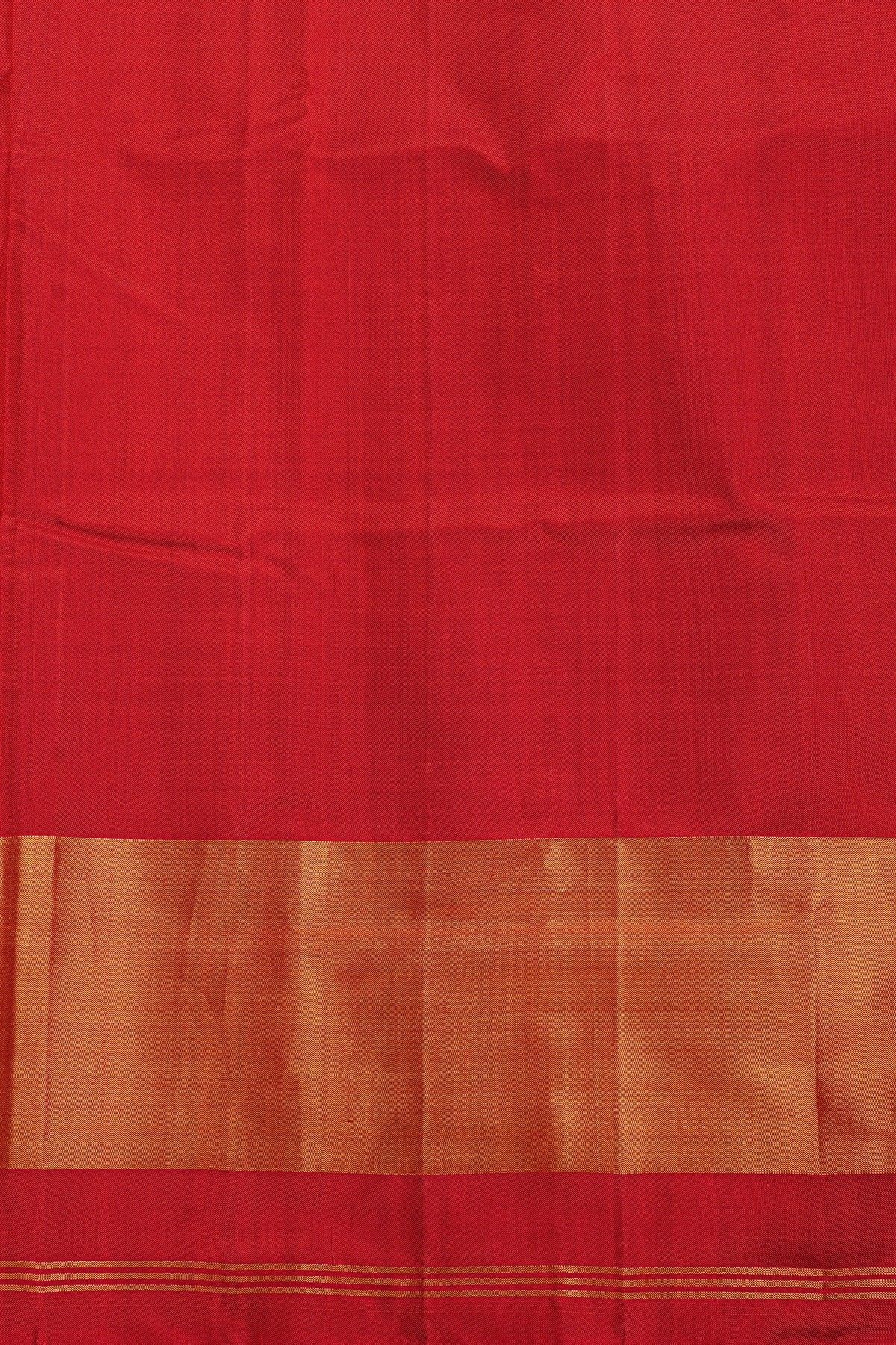 Patola Silk Bottle Green Saree