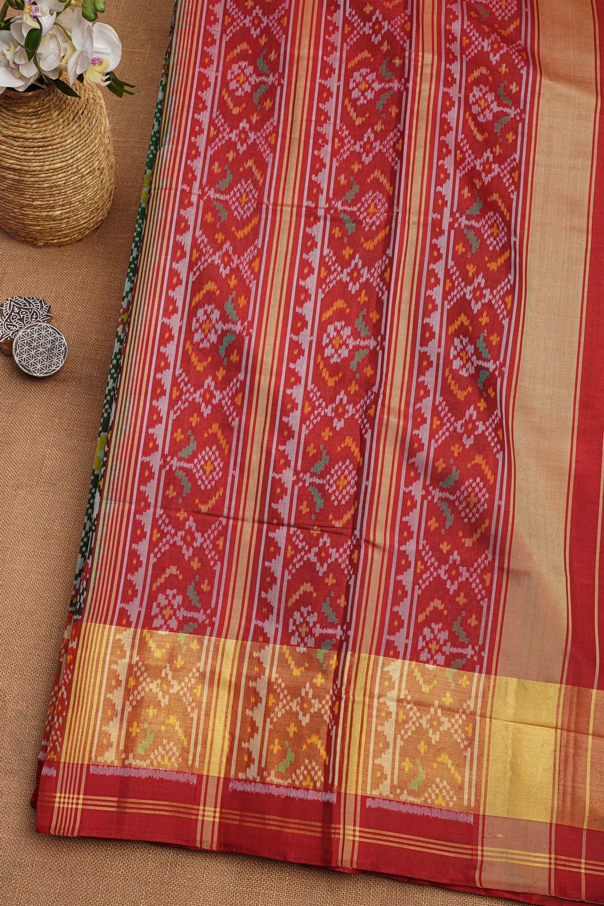 Patola Silk Dual Colour Saree