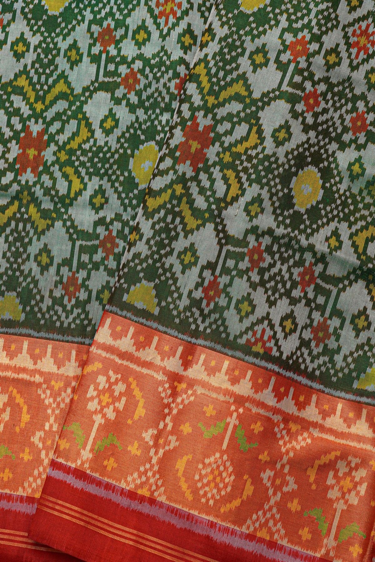 Patola Silk Dual Colour Saree