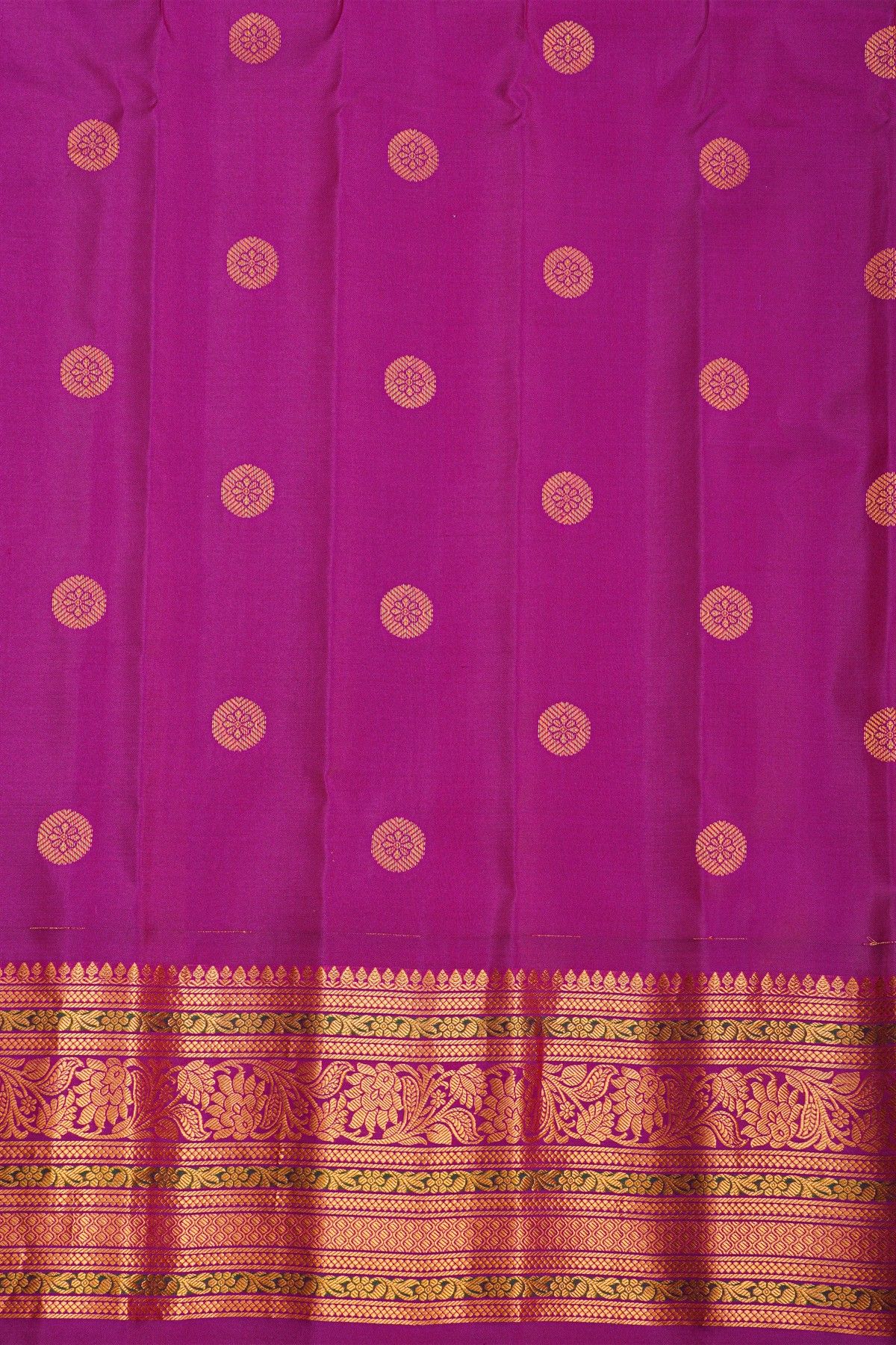 Gadwal Silk Purple Saree