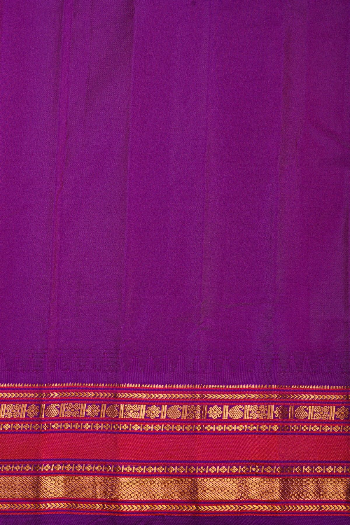 Gadwal Silk Cream Saree