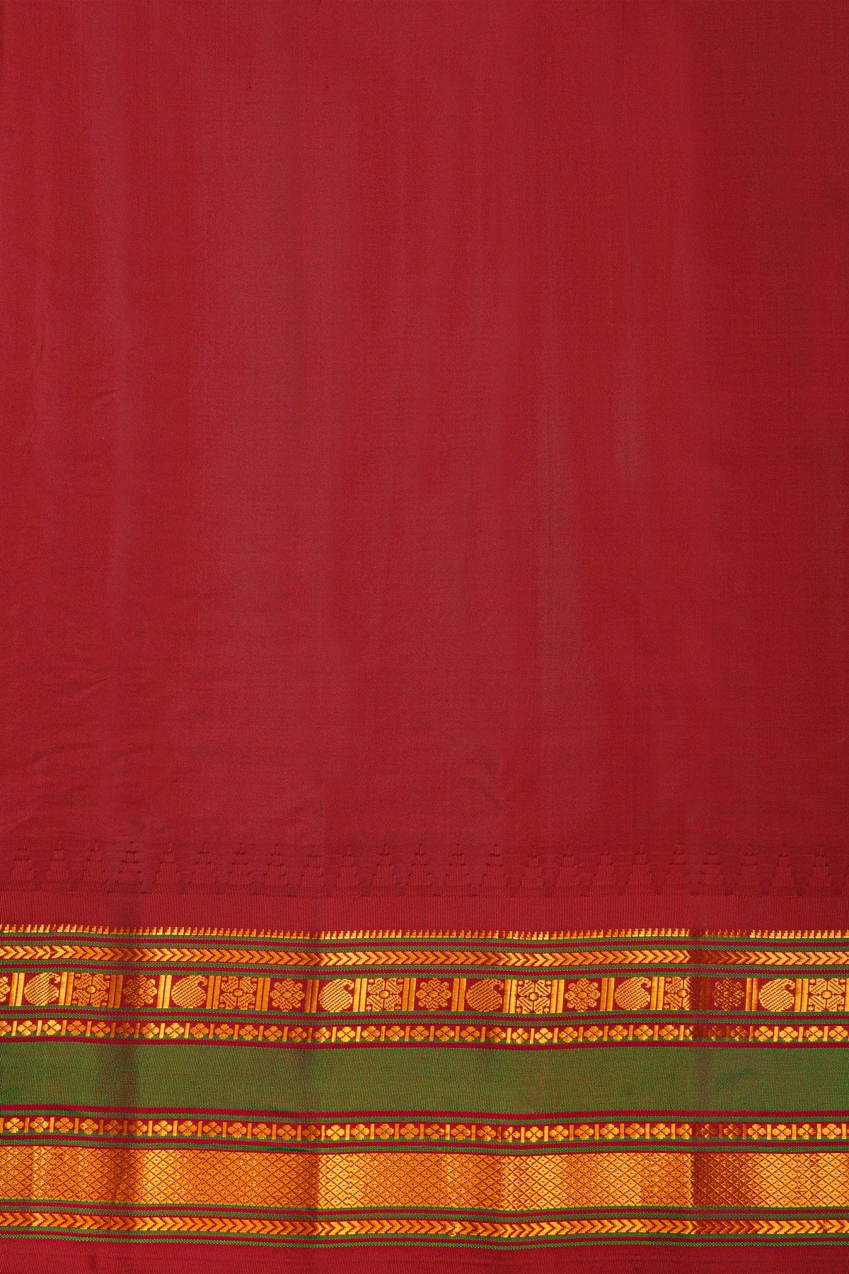 Gadwal Silk Dual Colour Saree