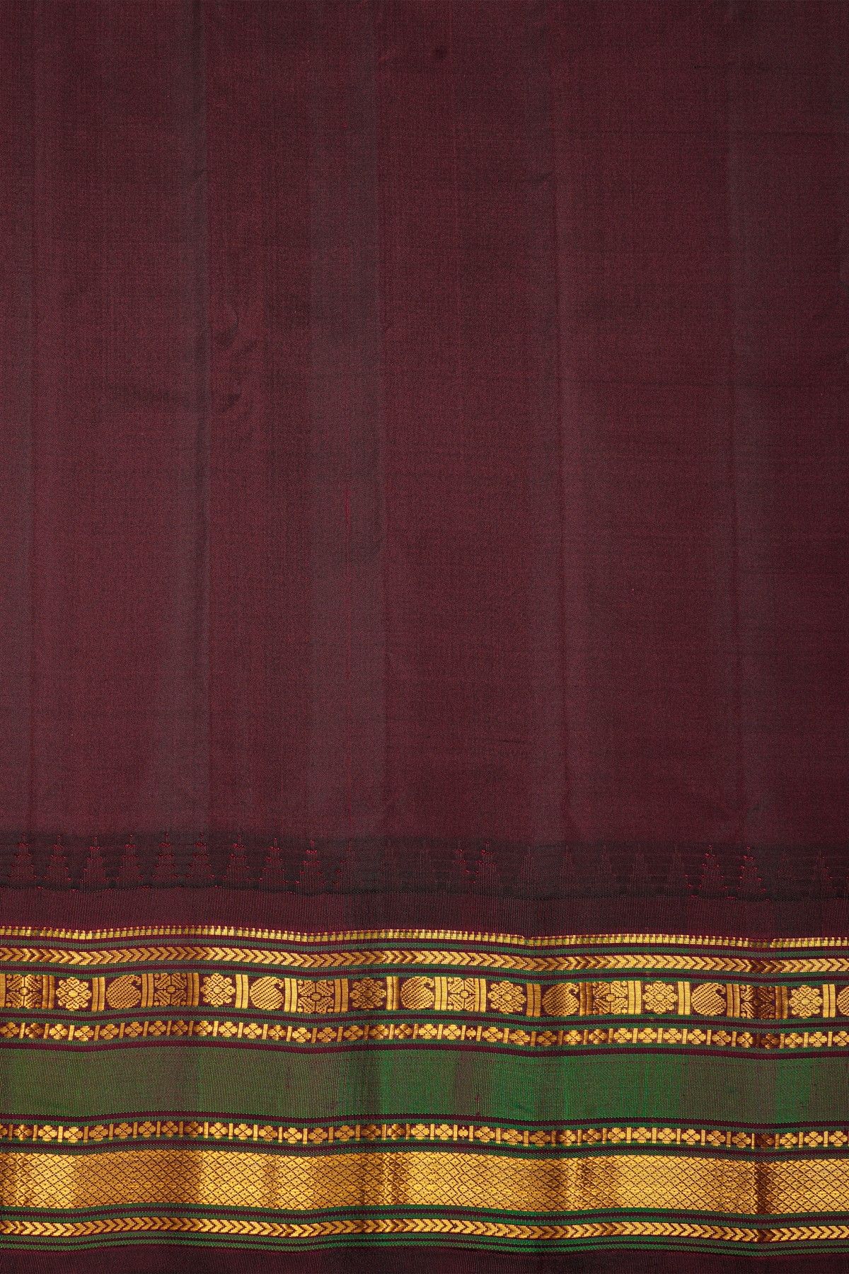 Gadwal Silk Cream Saree