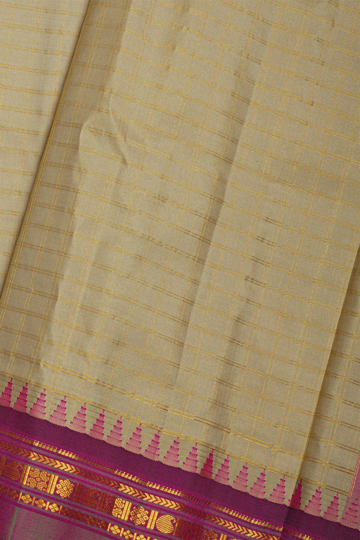 Gadwal Silk Dual Colour Saree