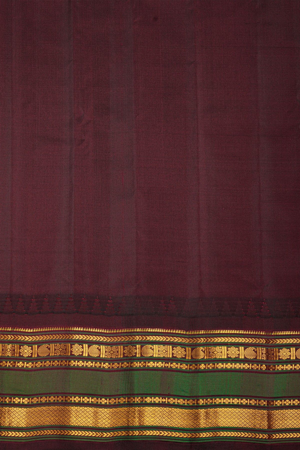 Gadwal Silk Cream Saree