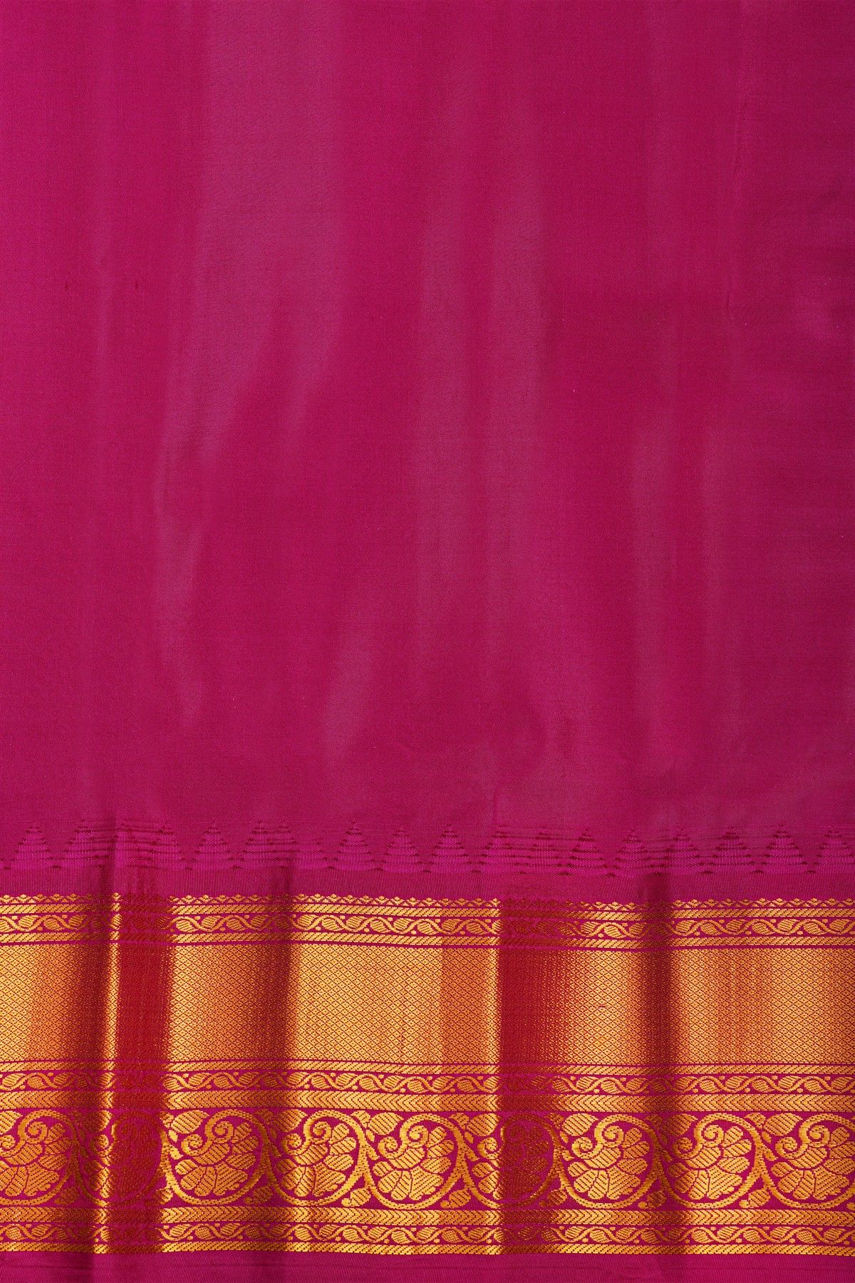 Gadwal Silk Yellow Saree