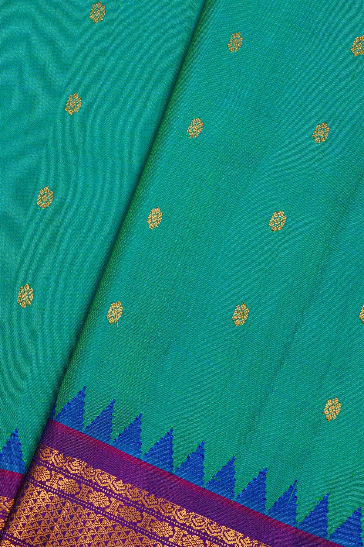 Gadwal Silk Dual Colour Saree