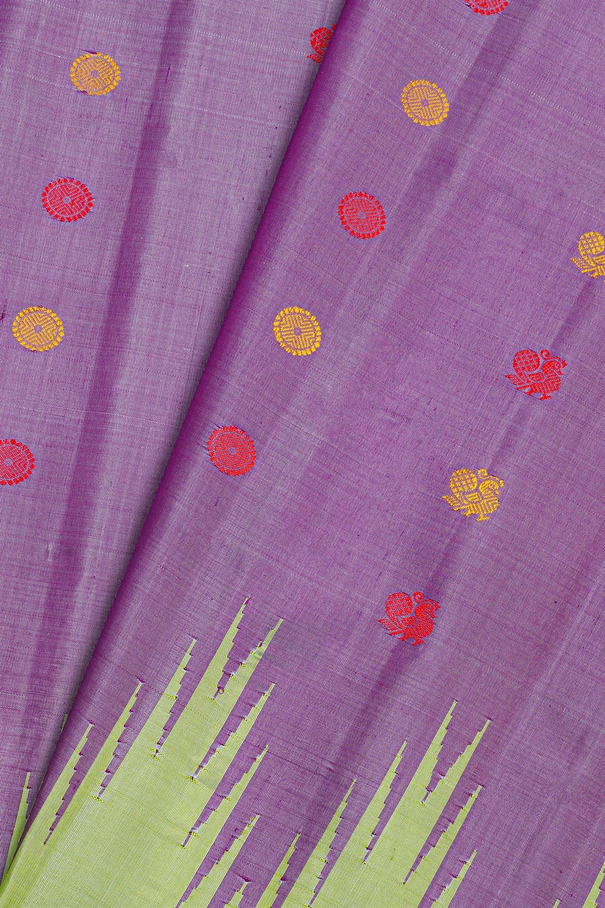 Gadwal Silk Lavender Saree