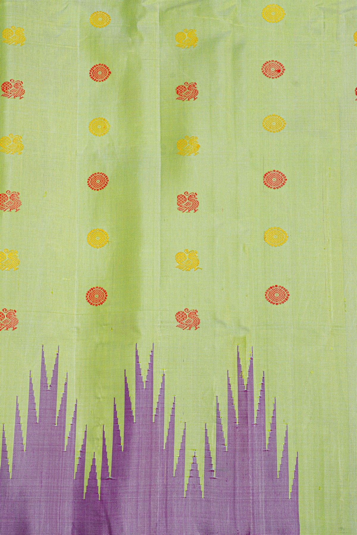Gadwal Silk Lavender Saree