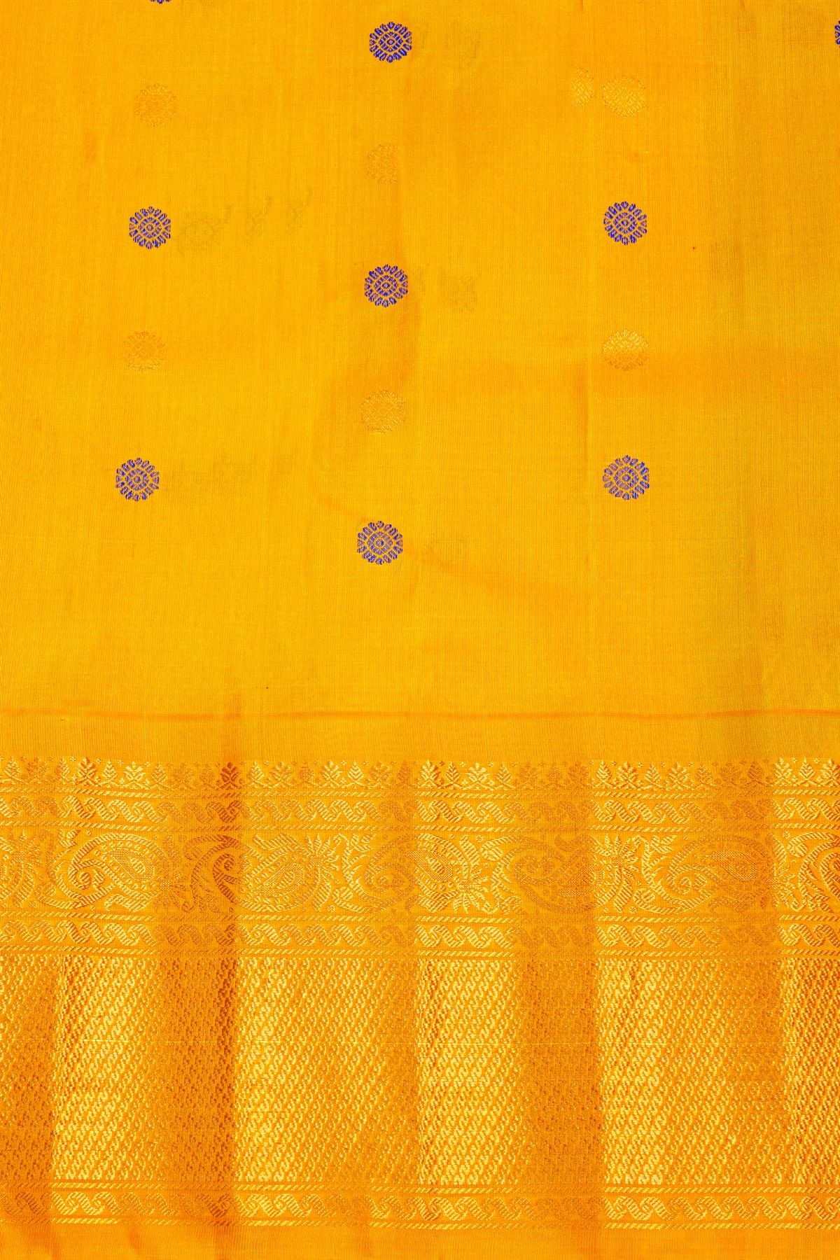 Gadwal Silk Sea Green Saree