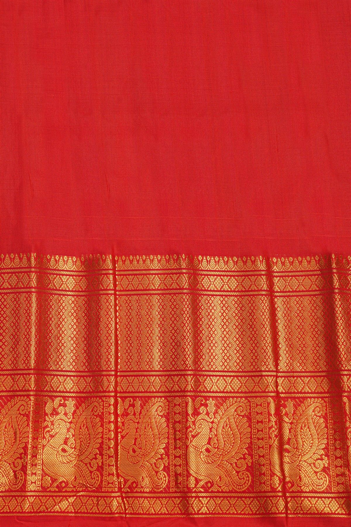 Gadwal Silk Mustard Saree