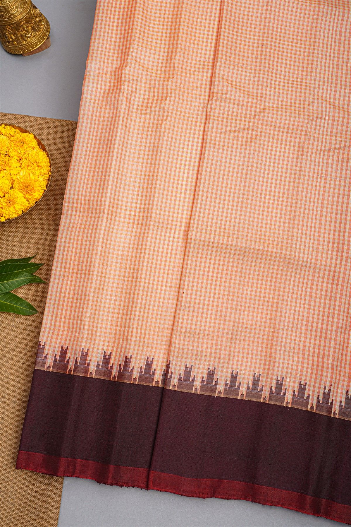 Gadwal Silk Multi-Colour Saree