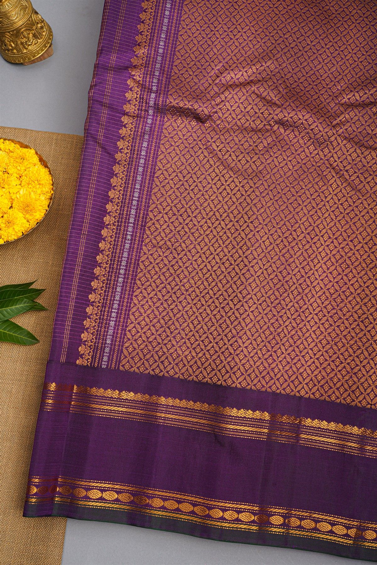 Gadwal Silk Pink Saree