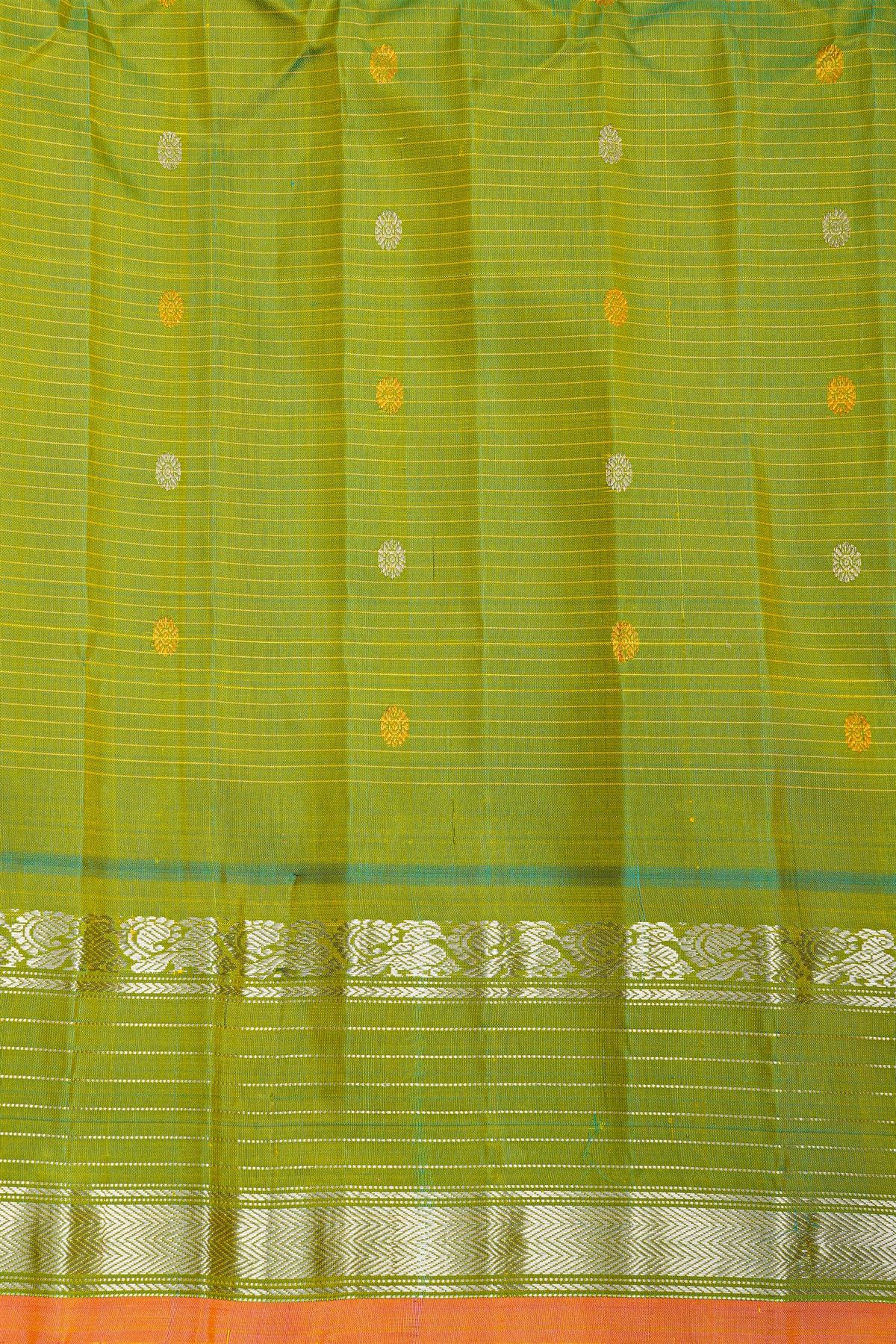 Gadwal Silk Grey Saree