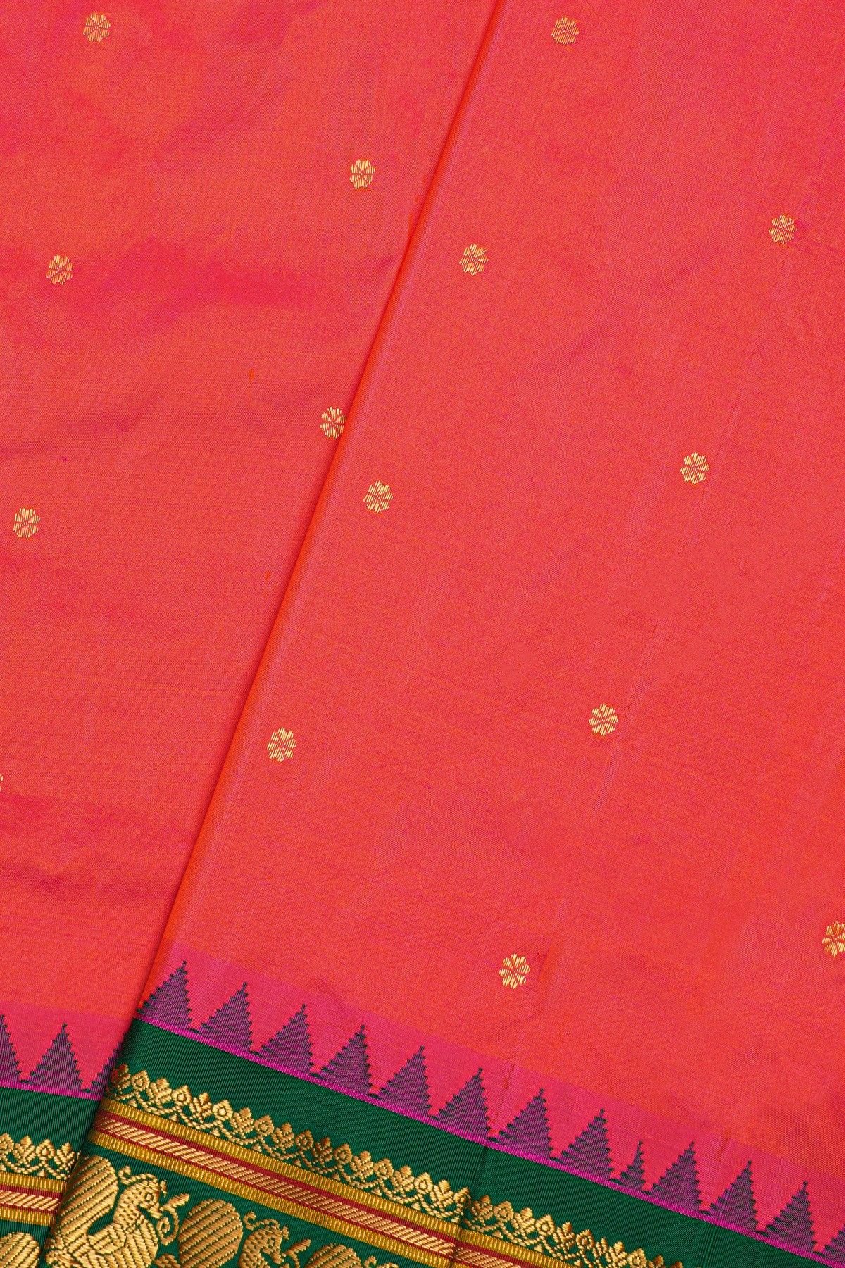 Narayanpet Silk Pink Saree