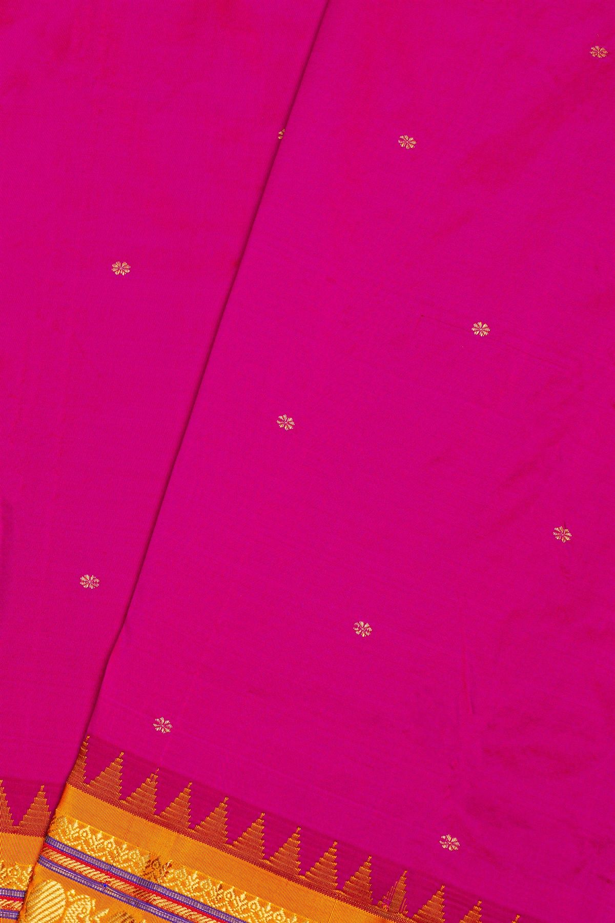 Narayanpet Silk Rani Pink Saree