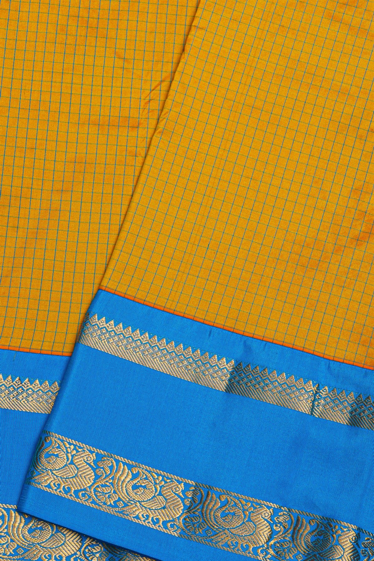 Narayanpet Silk Mustard Saree