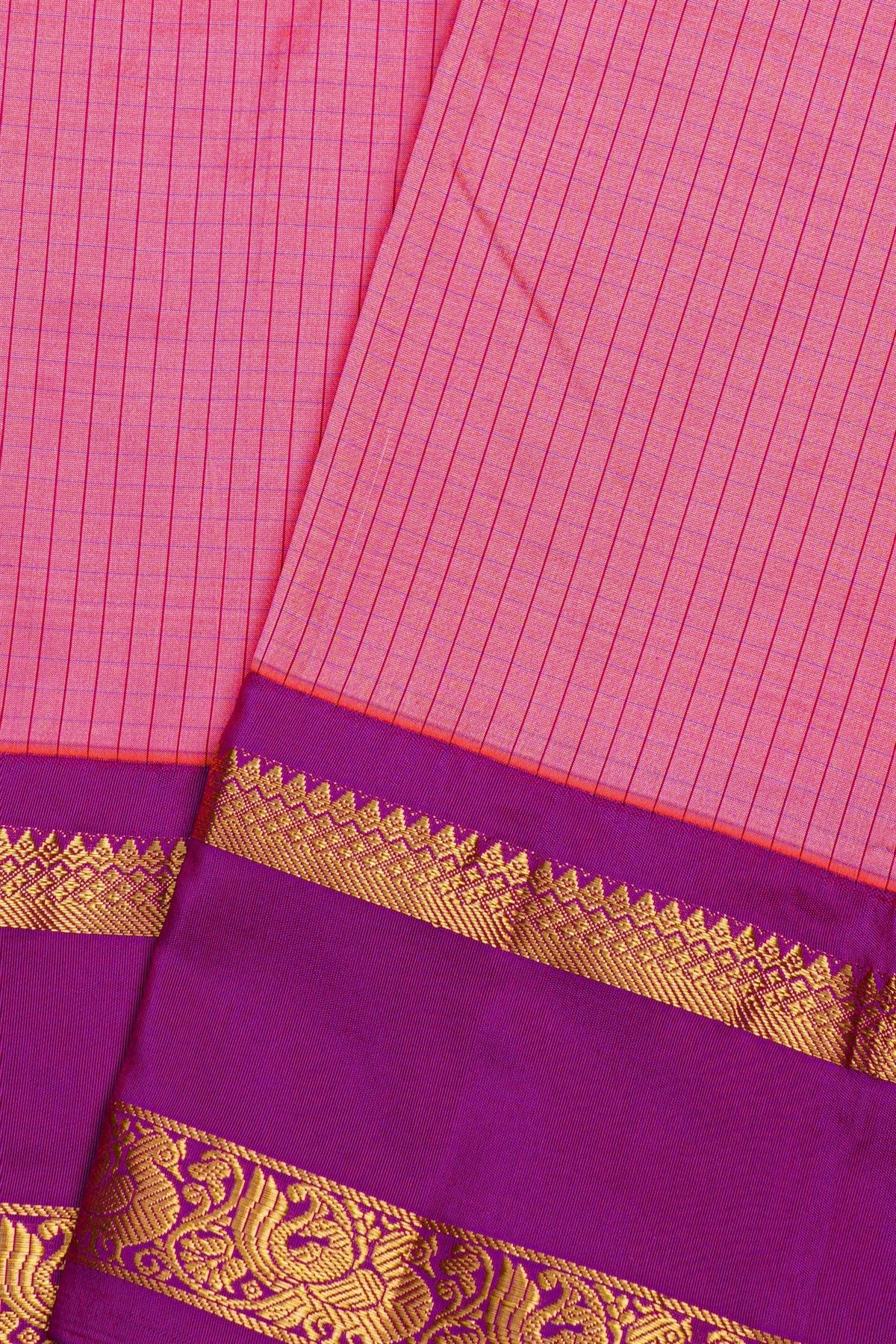 Narayanpet Silk Pink Saree