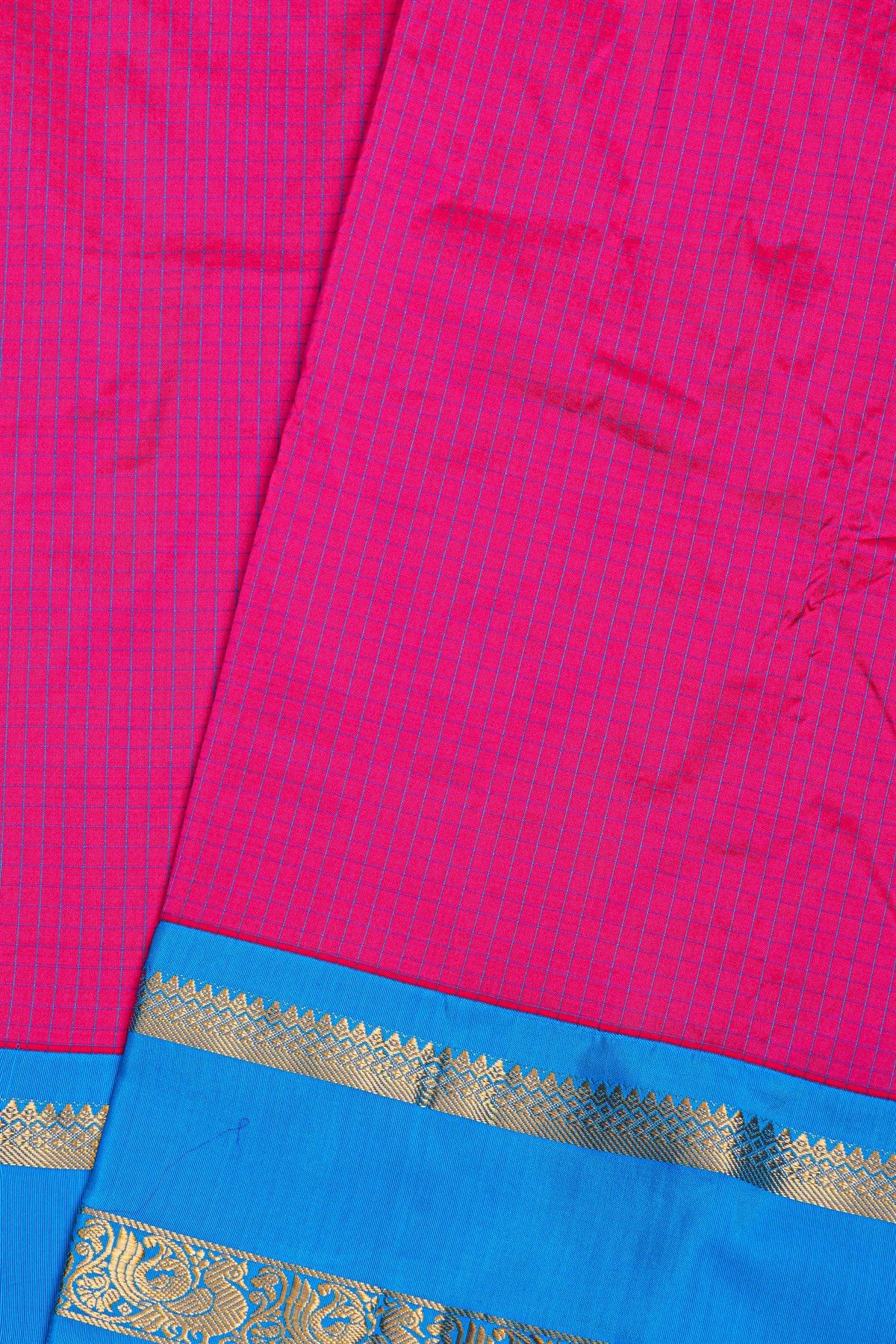 Narayanpet Silk Magenta Saree