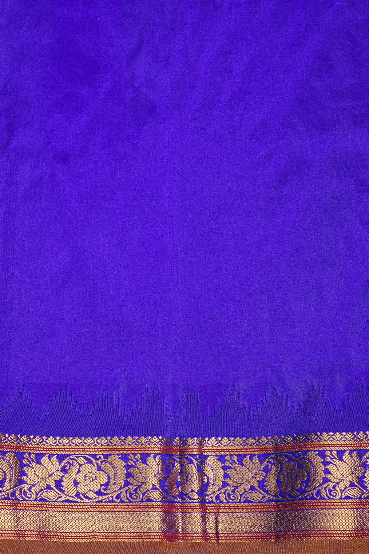 Narayanpet Silk Red Saree