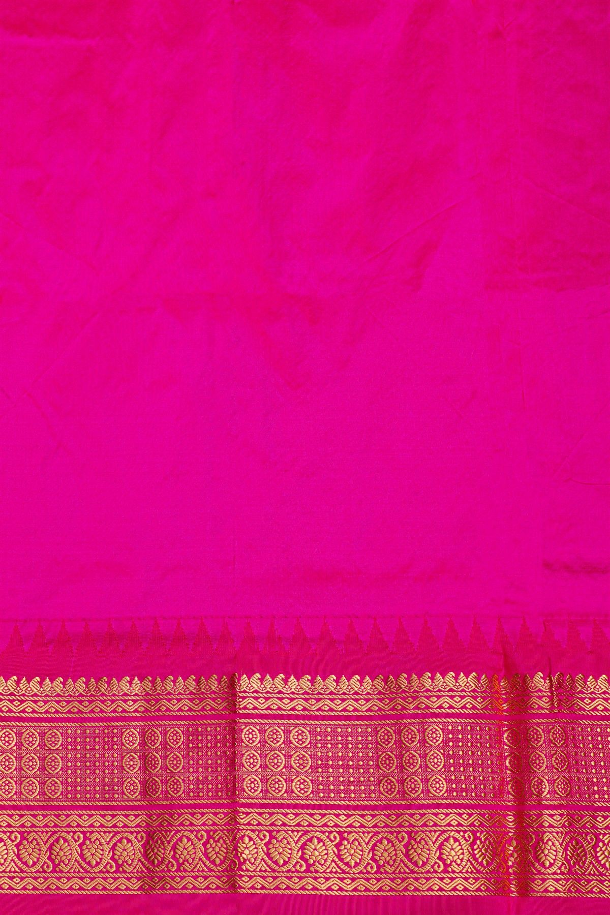 Narayanpet Silk Yellow Saree