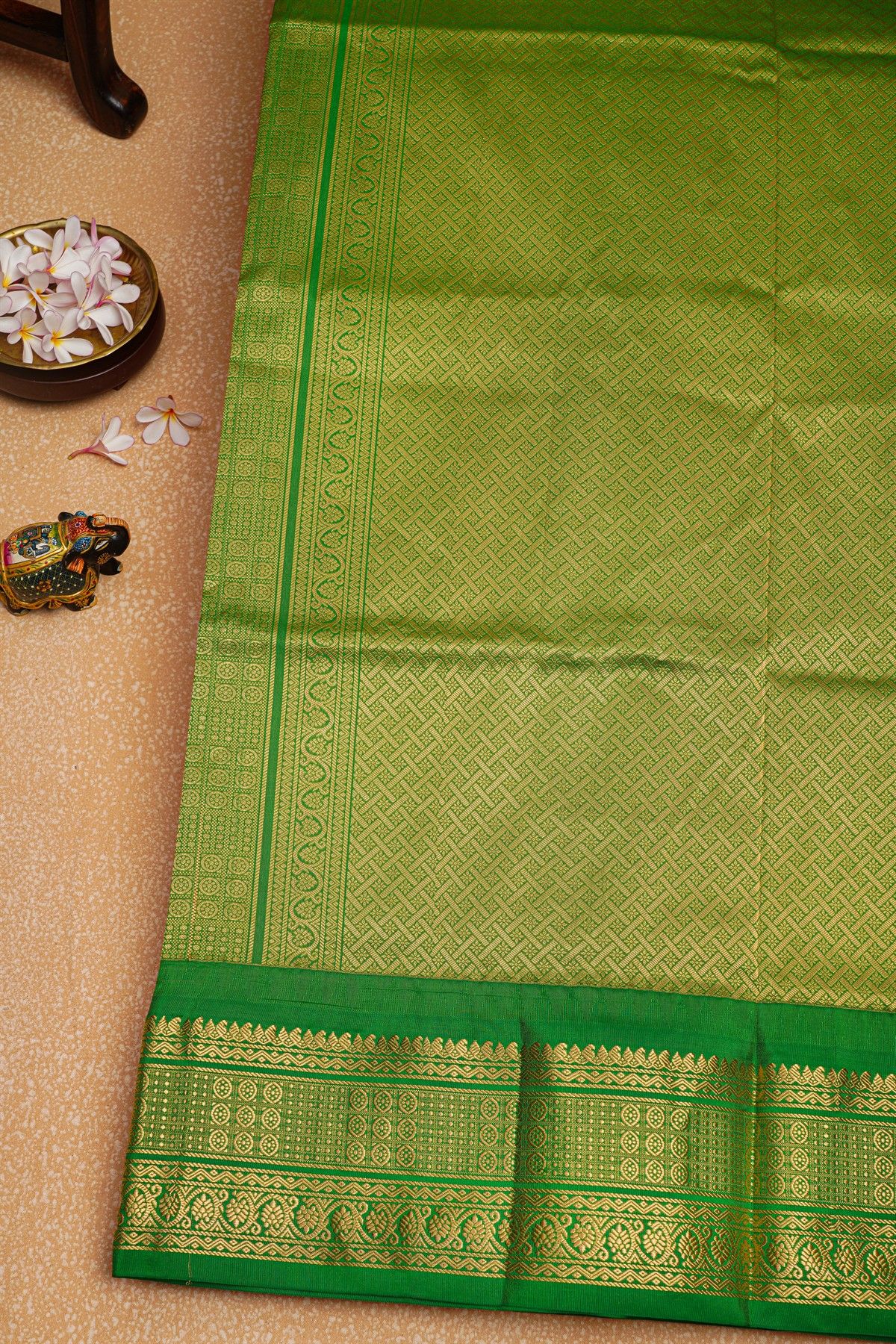 Narayanpet Silk Pink Saree