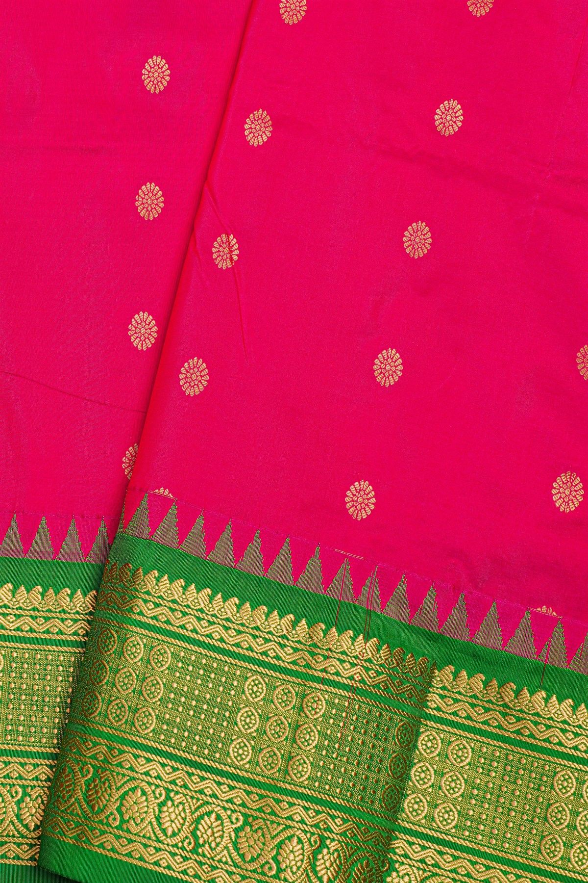 Narayanpet Silk Pink Saree