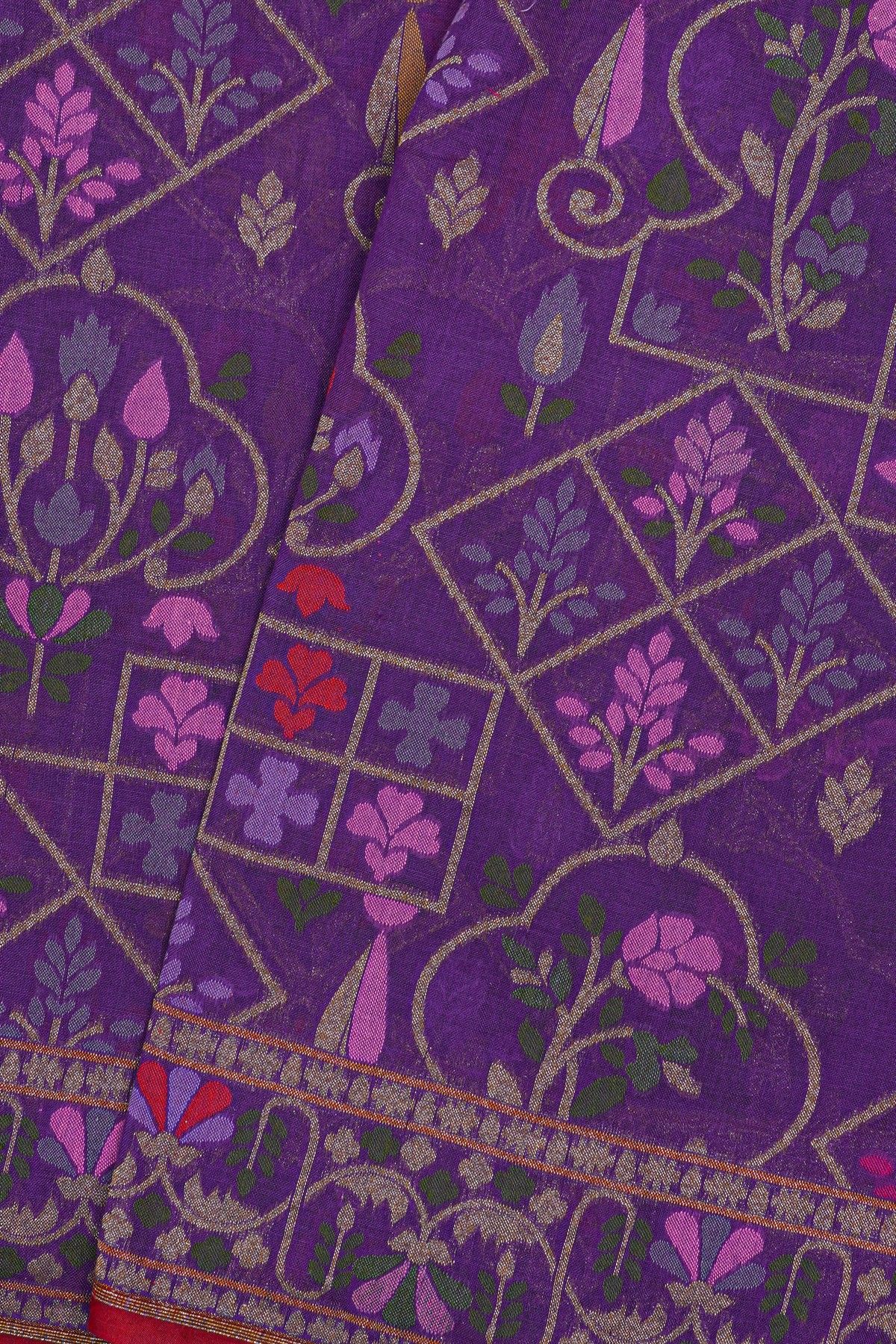 Khaadi Blue  Cotton Saree