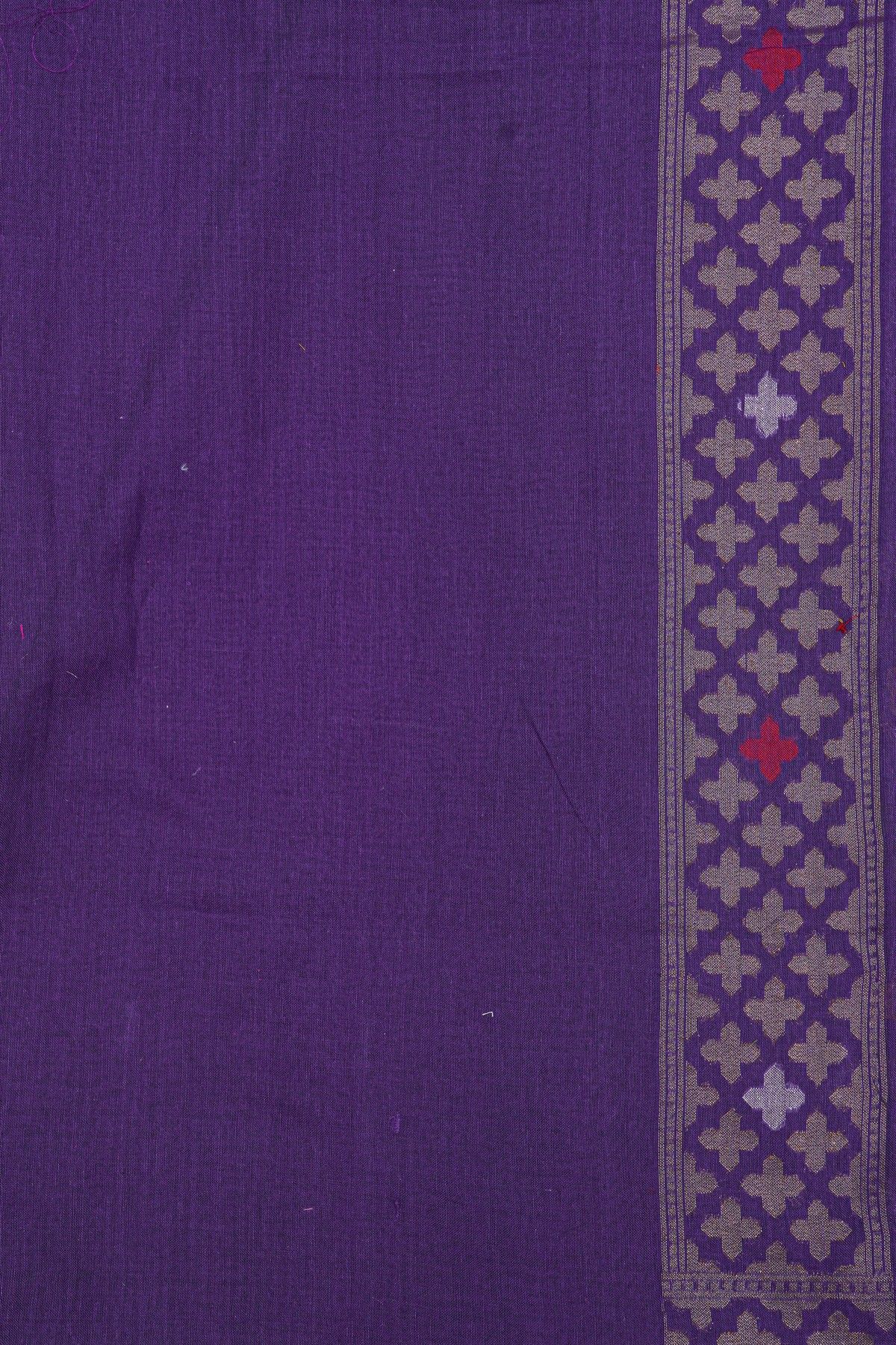 Khaadi Blue Cotton Saree