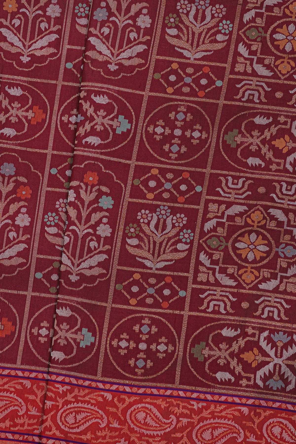 Khaadi Cotton Wine Saree