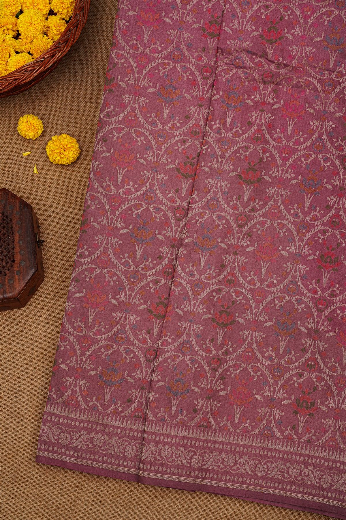 Khaadi Cotton Onion Pink Saree