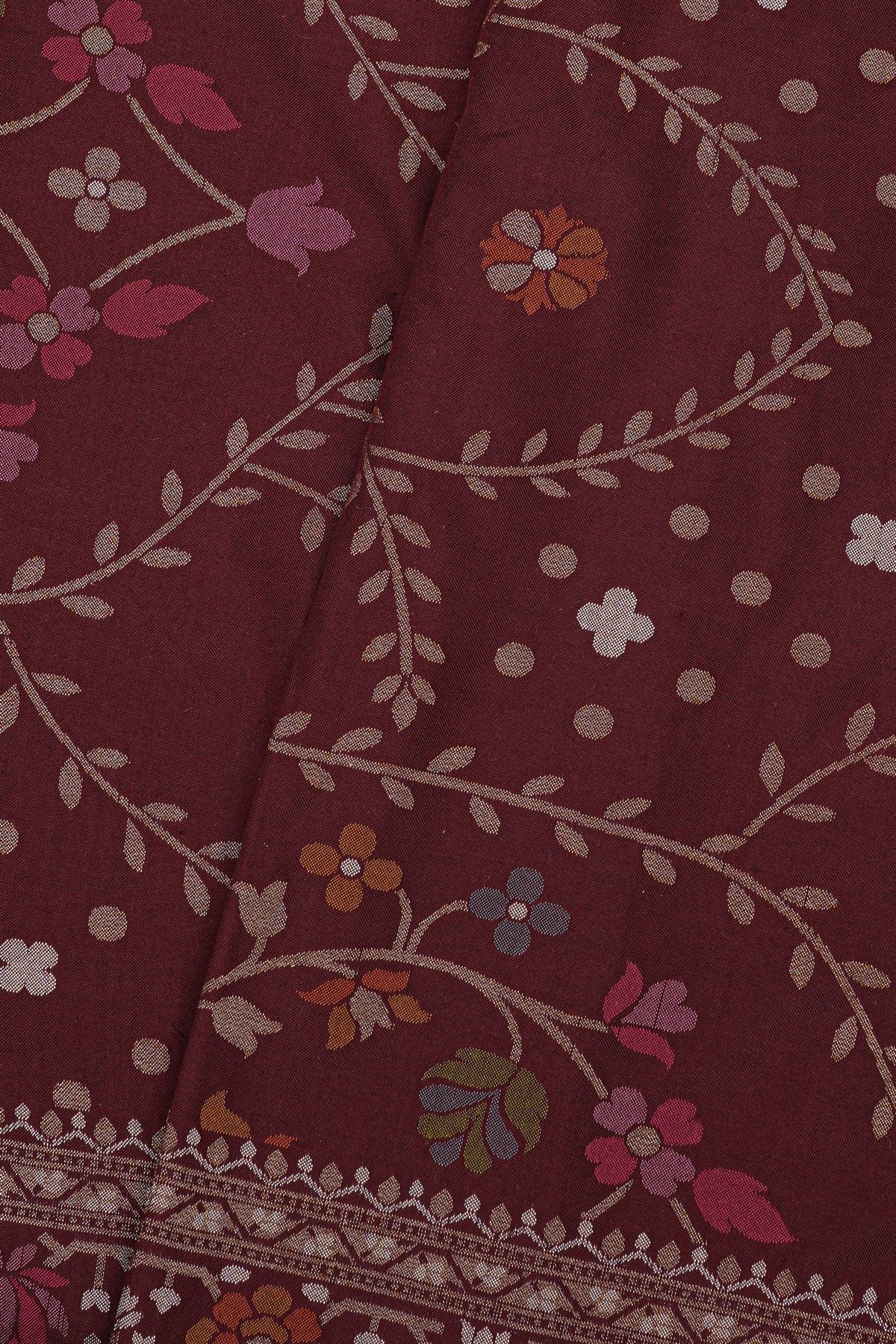 Khaadi Cotton  Brown Saree