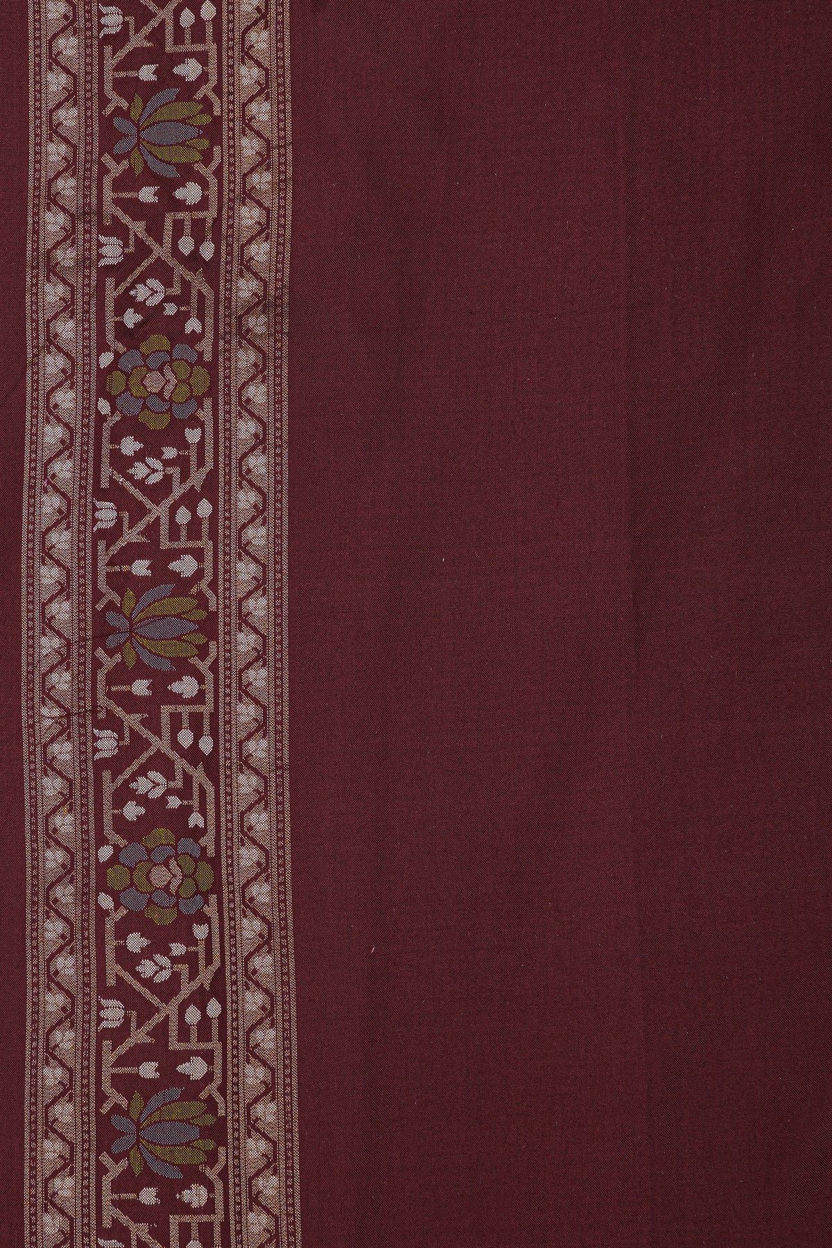 Khaadi Cotton  Brown Saree