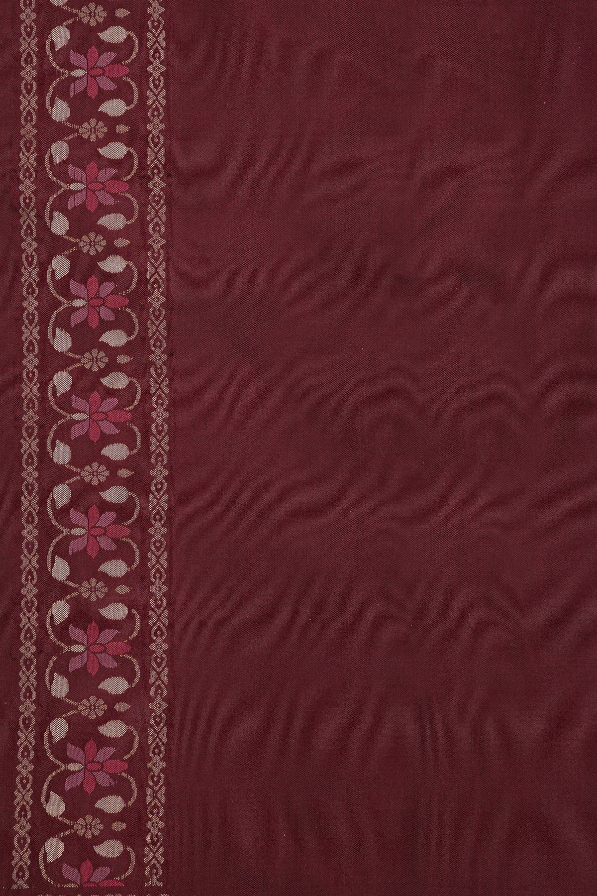 Khaadi Cotton  Brown Saree