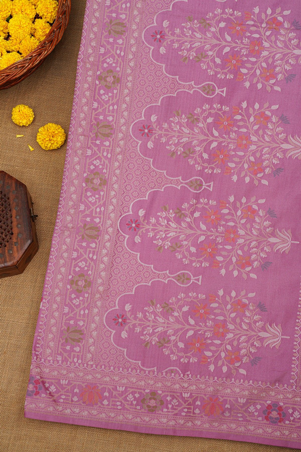 Khaadi Cotton Lavender Saree