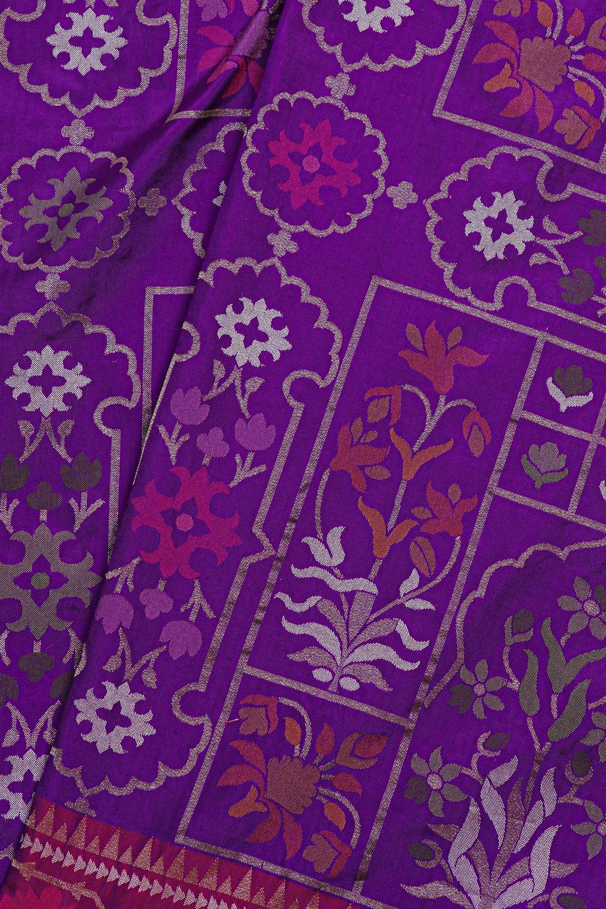 Khaadi Cotton Violet Saree